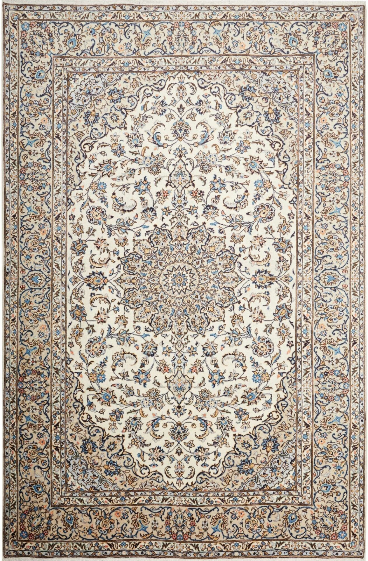 Kashan Teppich 205 x 333cm – Handgeknüpft, Perserteppich, Schurwolle