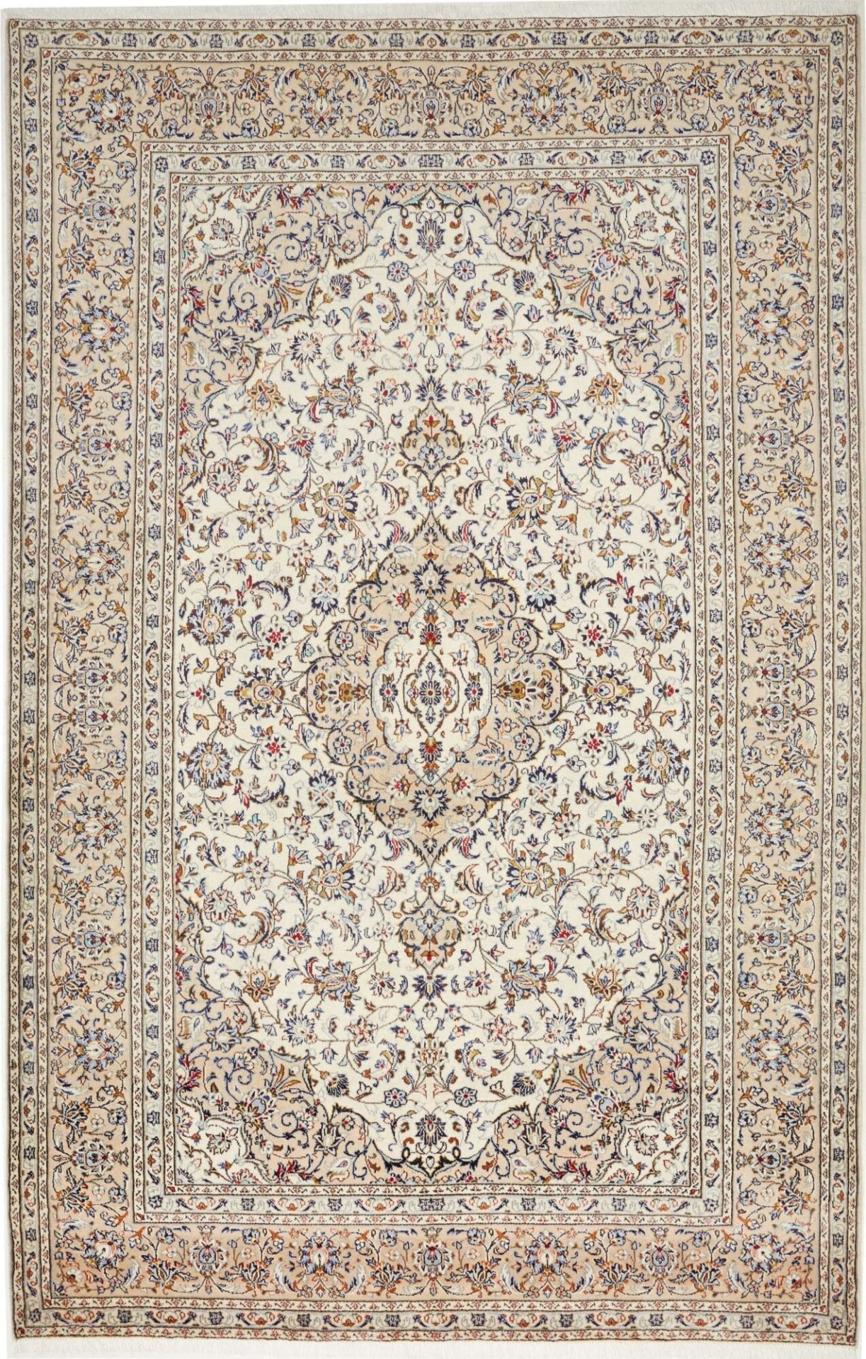 Kashan Teppich 207 x 320 cm - Handgeknüpft, Perserteppich