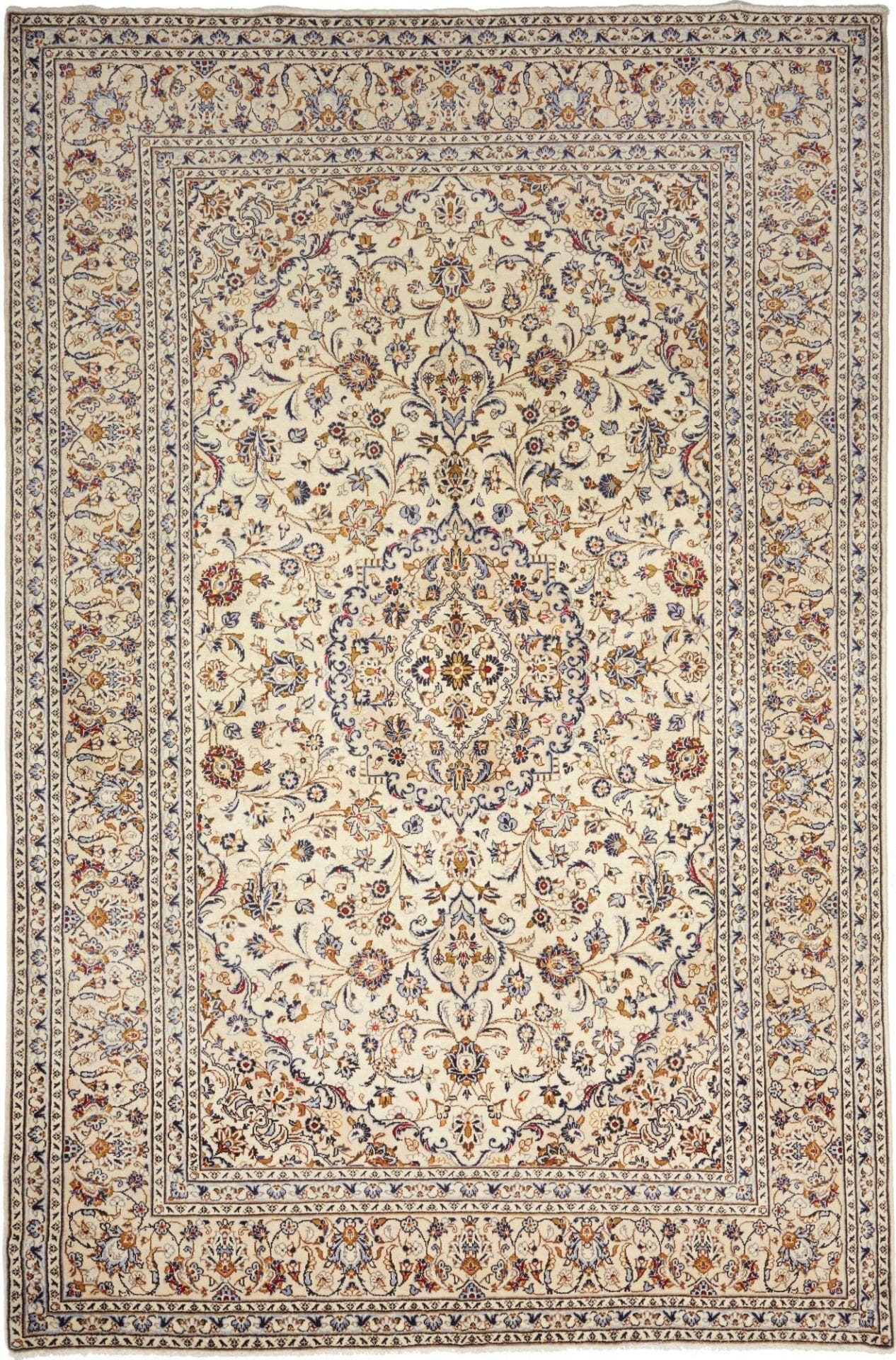 Kashan Teppich 208 x 312 cm - Handgeknüpft, Perserteppich