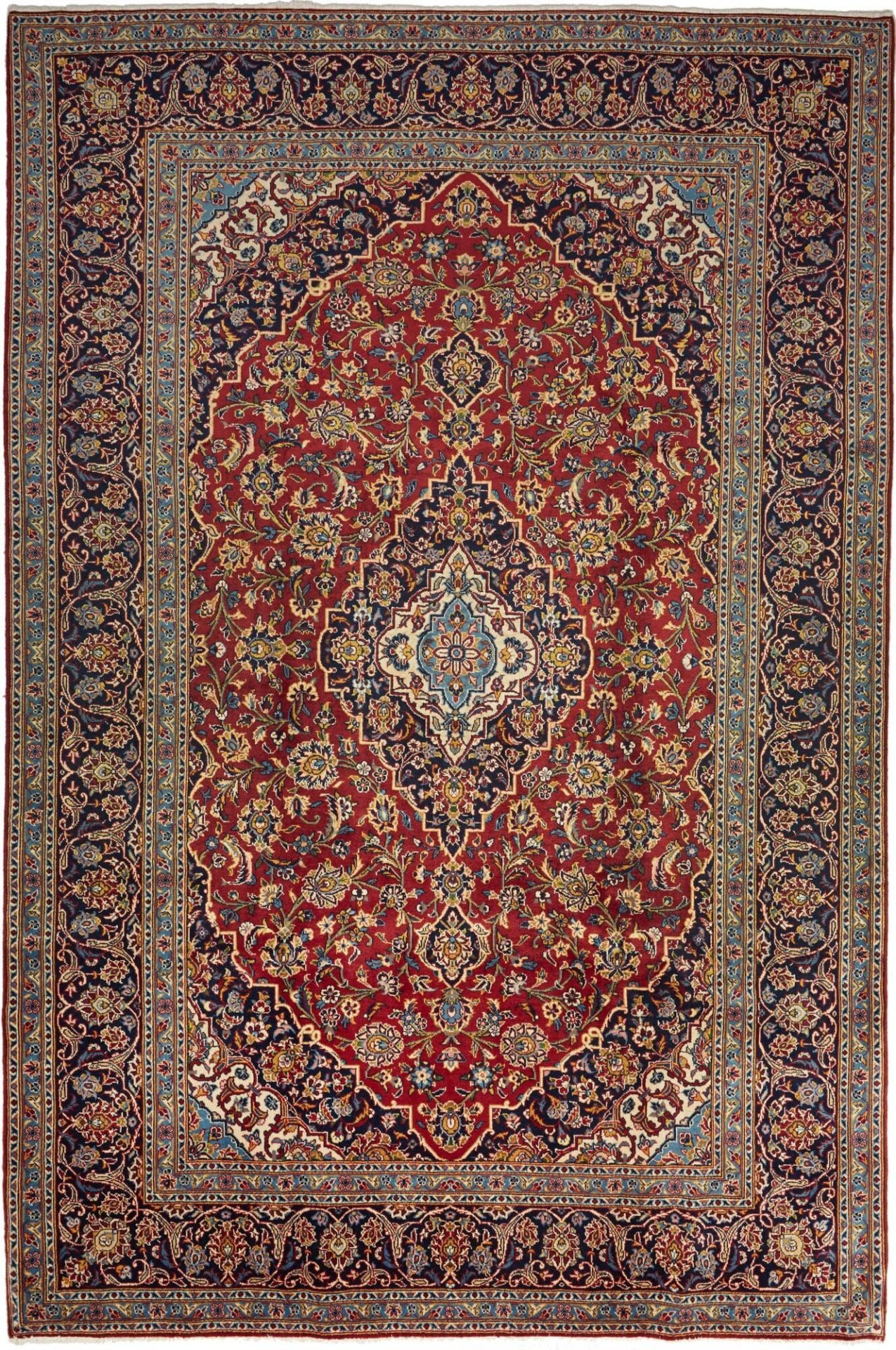 Kashan Teppich 230 x 341 cm | Handgeknüpft | Perserteppich
