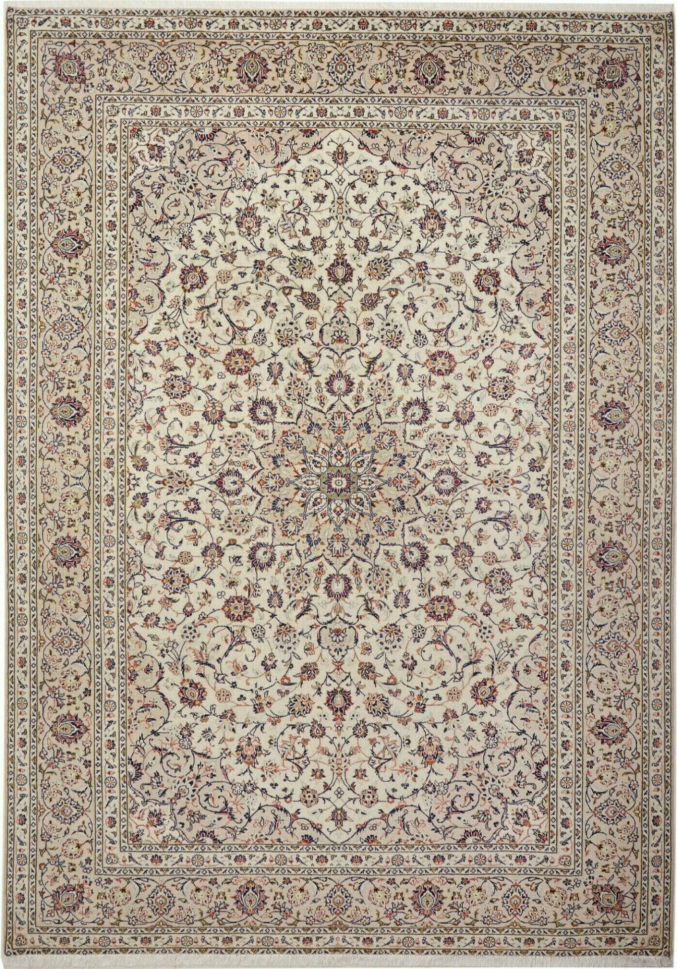 Kashan Teppich 243 x 340 cm – Handgeknüpft, Perserteppich, Schurwolle