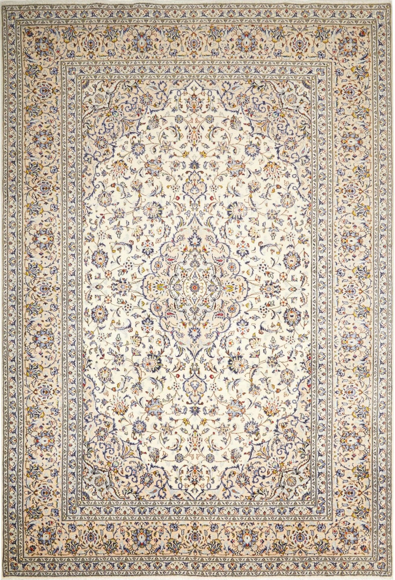 Kashan Teppich 243 x 355 cm - Handgeknüpft, Perserteppich