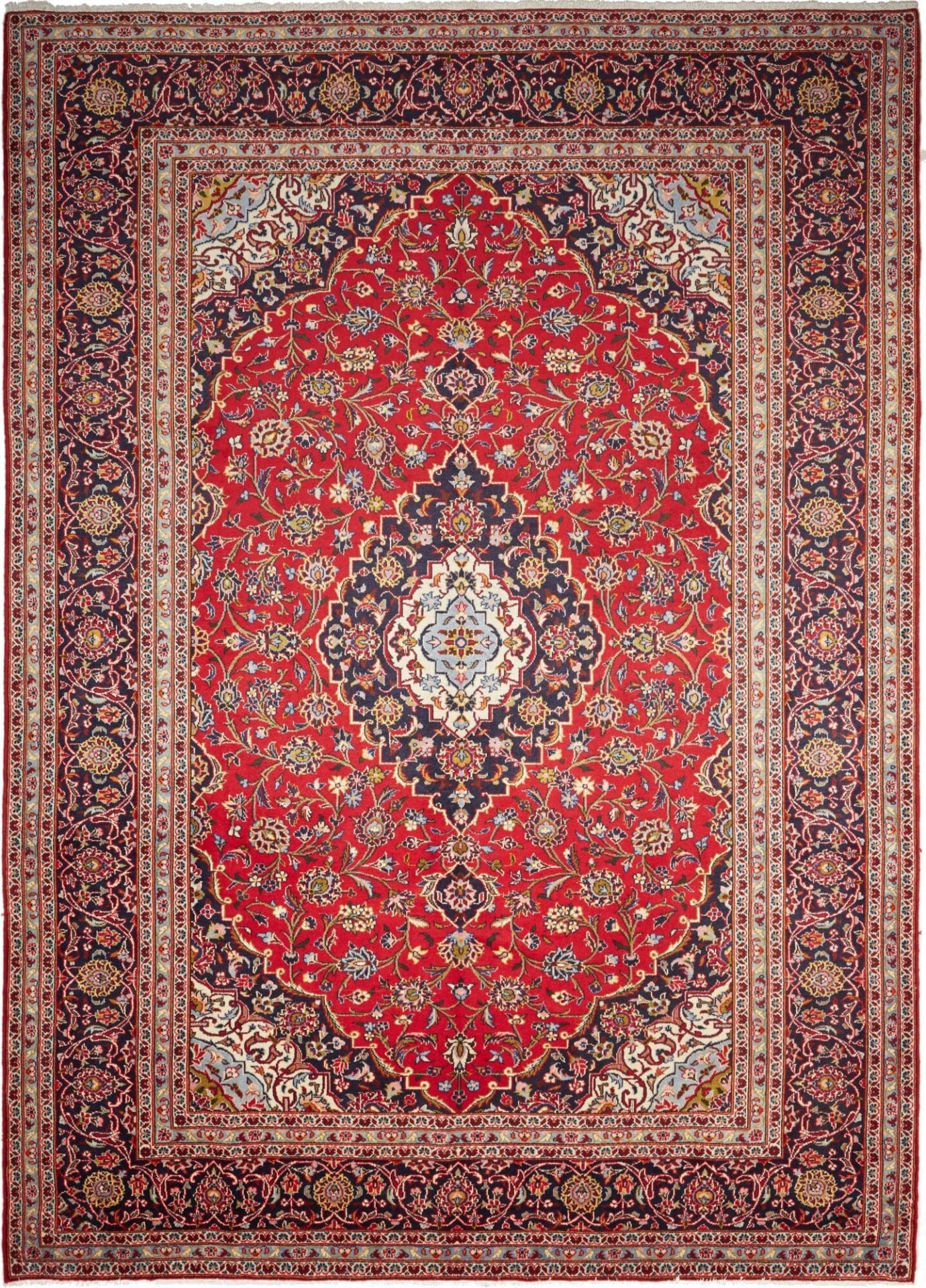 Kashan Teppich 248 x 345 cm – Handgeknüpft, Perserteppich