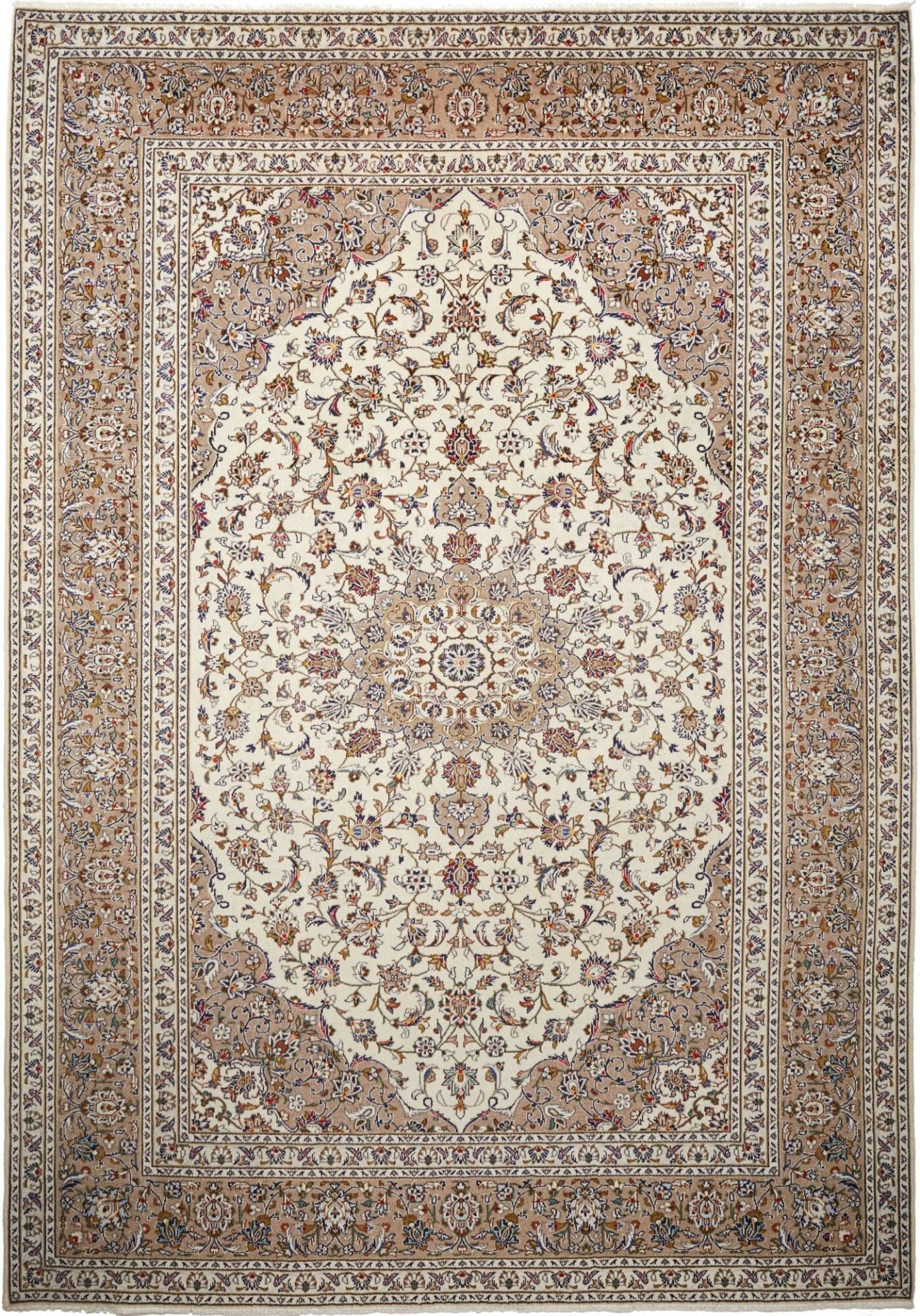 Kashan Teppich 248 x 348cm - Handgeknüpft, Perserteppich