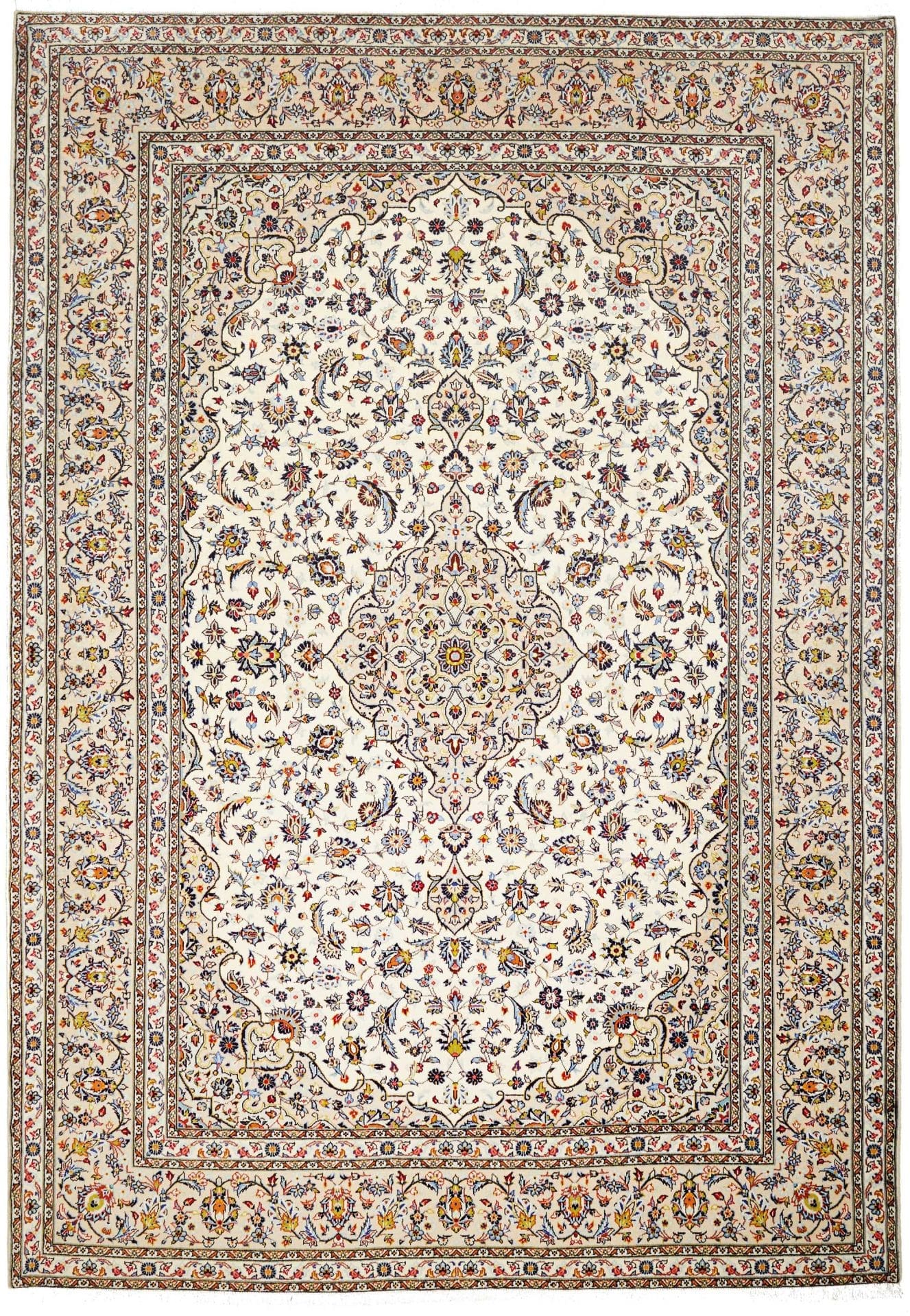 Kashan Teppich 248 x 353 cm - Handgeknüpft, Perserteppich