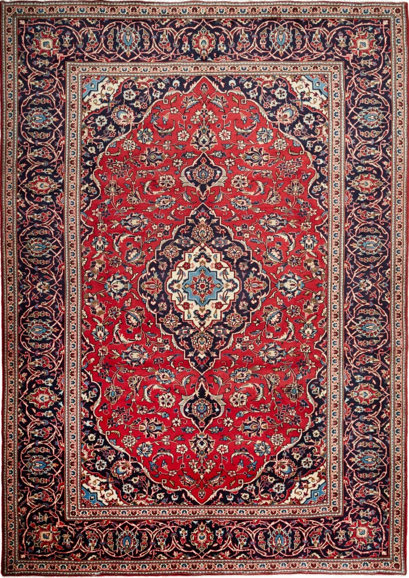 Kashan Teppich 249 x 345 cm – Handgeknüpft, Perserteppich