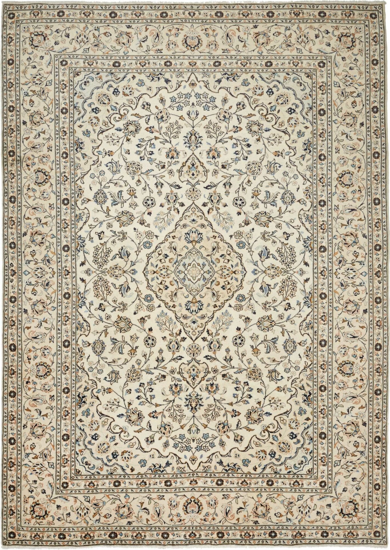 Kashan Teppich 251 x 352 cm - Handgeknüpft, Schurwolle, Perserteppich