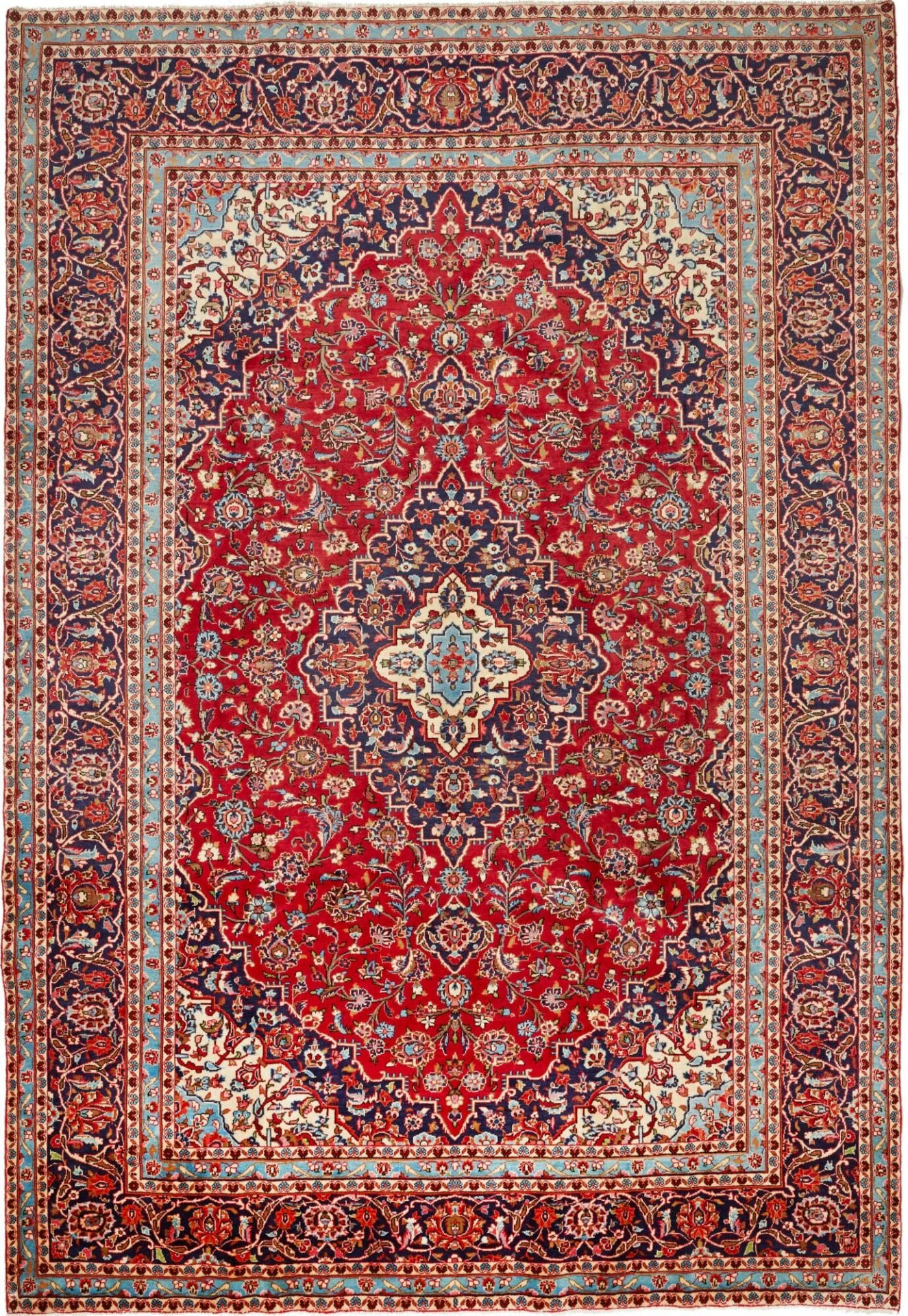 Kashan Teppich 253 x 363 cm – Perserteppich handgeknüpft