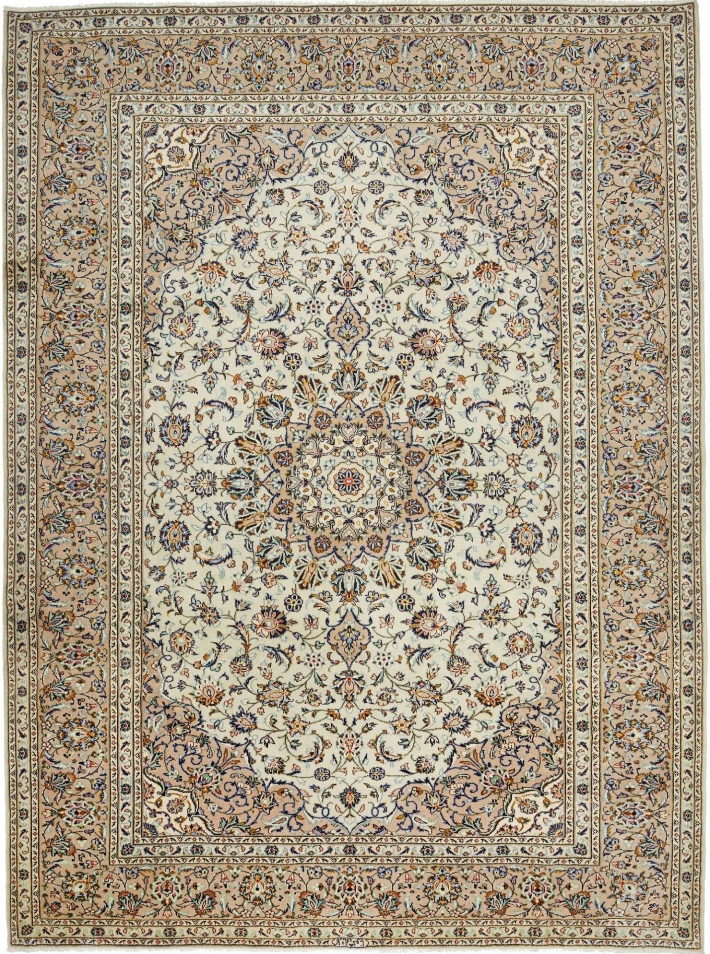 Kashan Teppich 255 x 340cm - Handgeknüpft, Perserteppich
