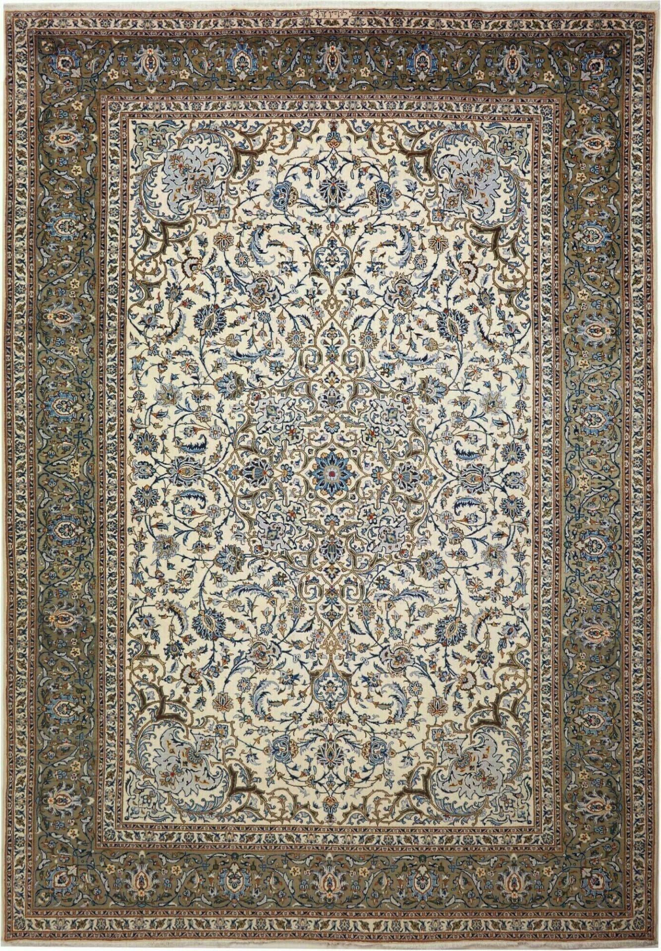 Kashan Teppich 257 x 360cm - Handgeknüpft, Perserteppich
