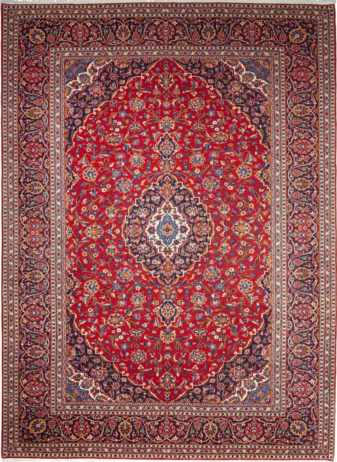 Kashan Teppich 258 x 350 cm – Handgeknüpft, Perserteppich