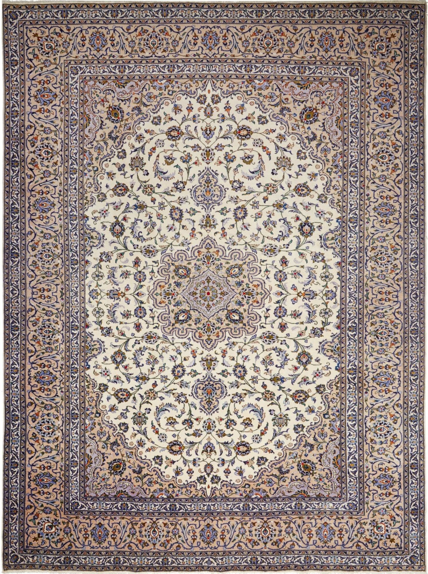 Kashan Teppich 286 x 380 cm - Handgeknüpft, persisches Kunstwerk