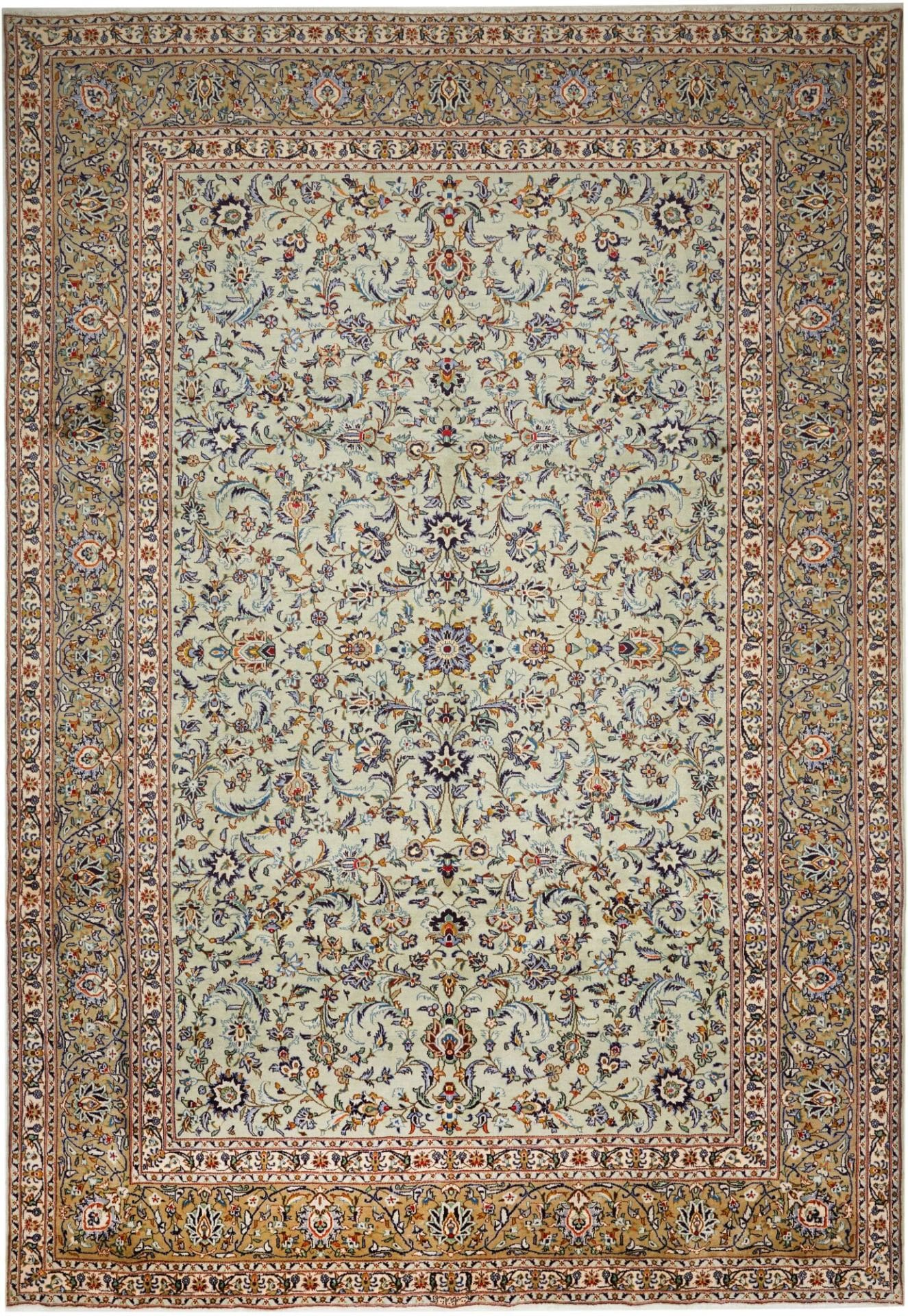 Kashan Teppich 296 x 425 cm – Handgeknüpft, Perserteppich