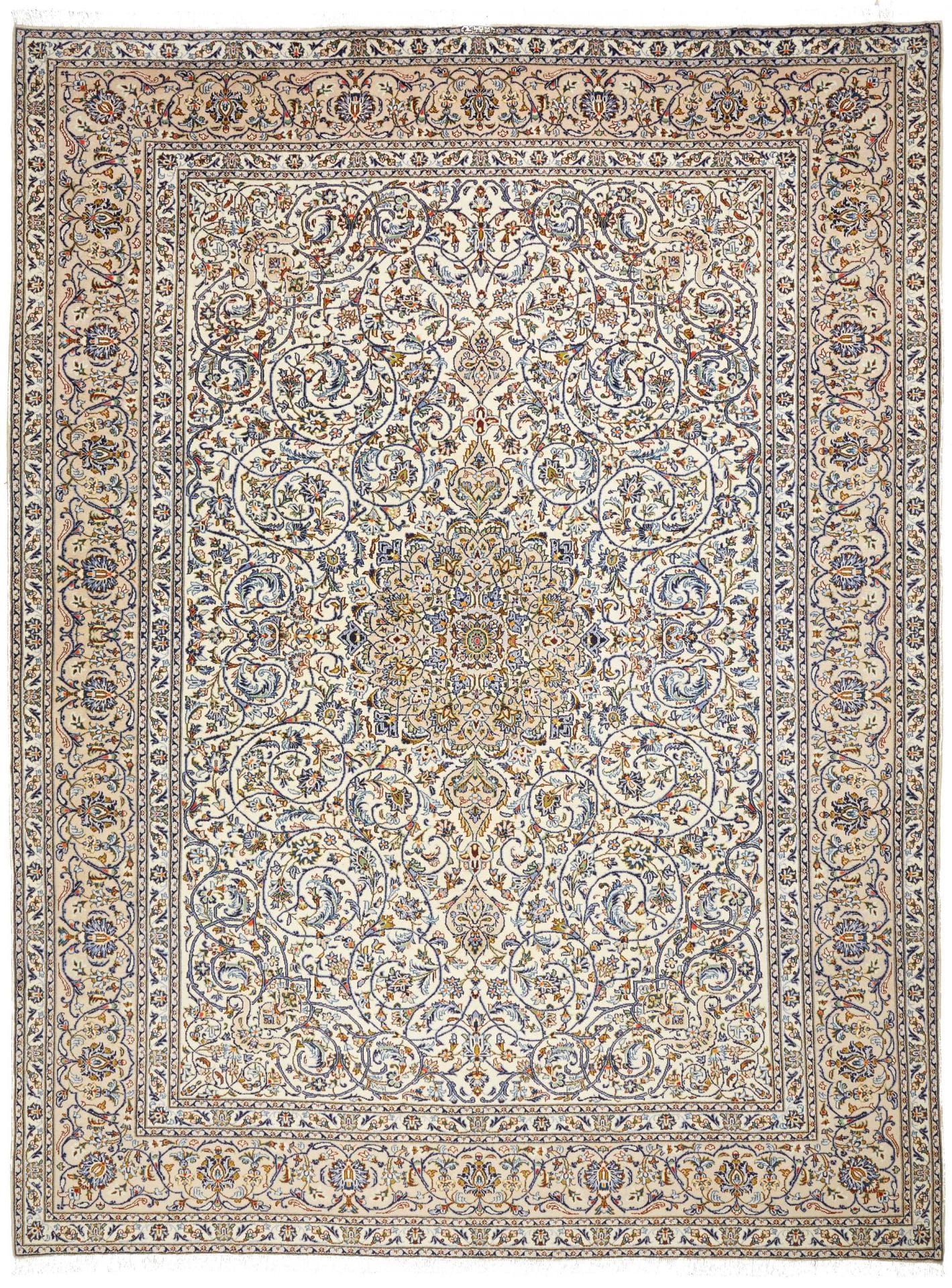 Kashan Teppich 300 x 393cm - Handgeknüpft, Schurwolle, Perserteppich