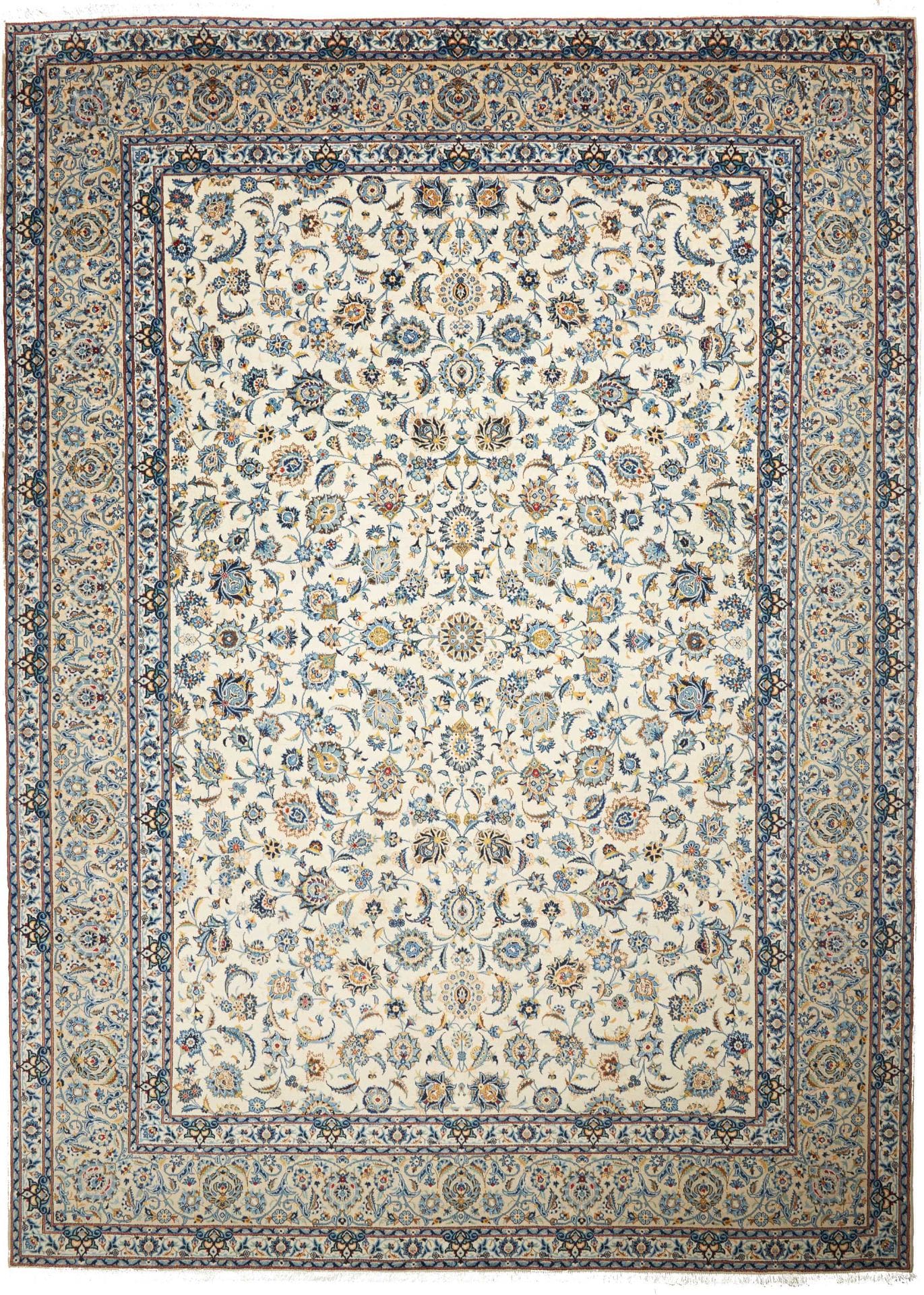 Kashan Teppich 306 x 415cm | Schurwolle | Handgeknüpft | Perserteppich
