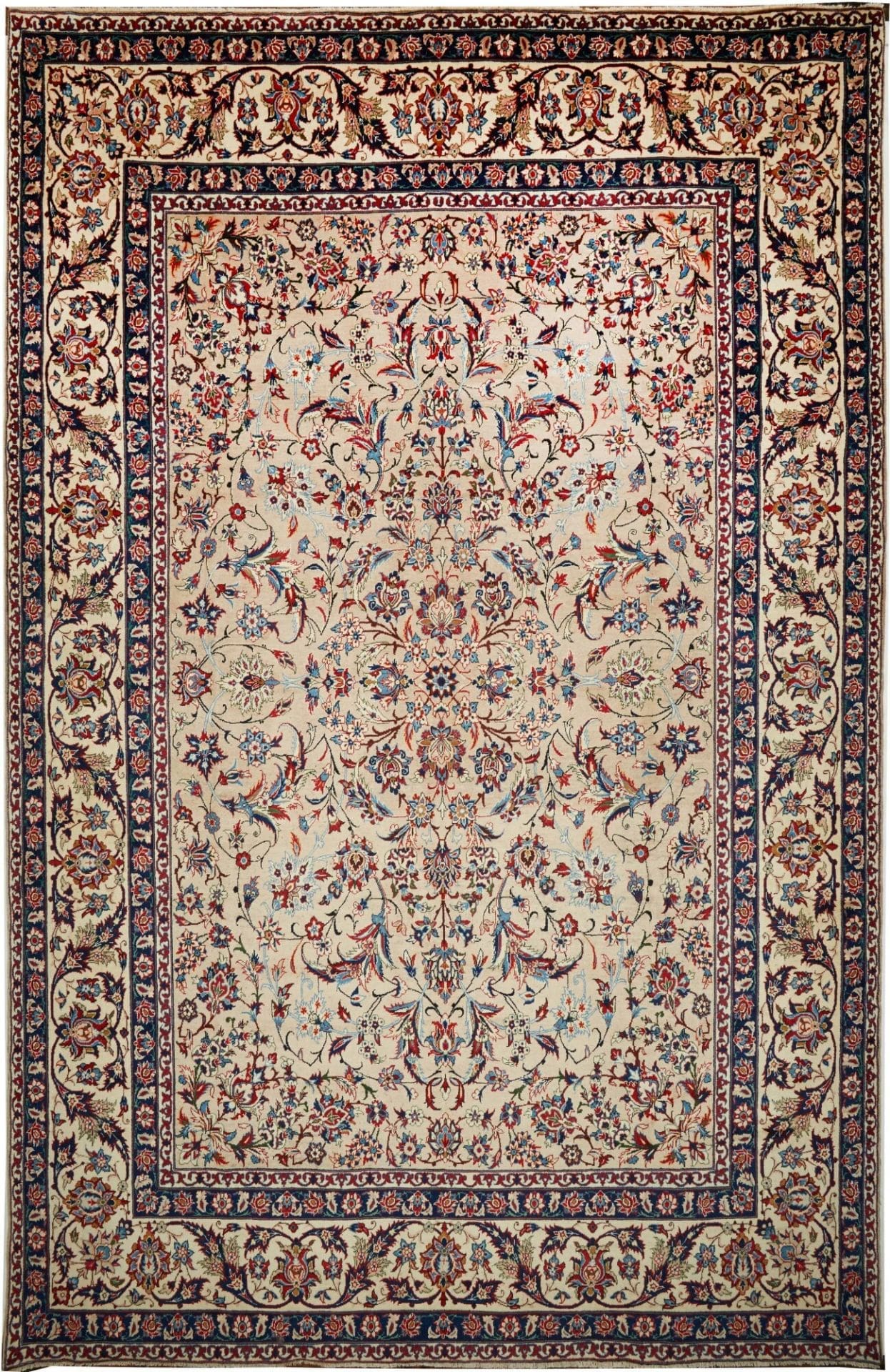 Kashan Teppich 311 x 480cm - Handgeknüpft aus Schurwolle, Perserteppich