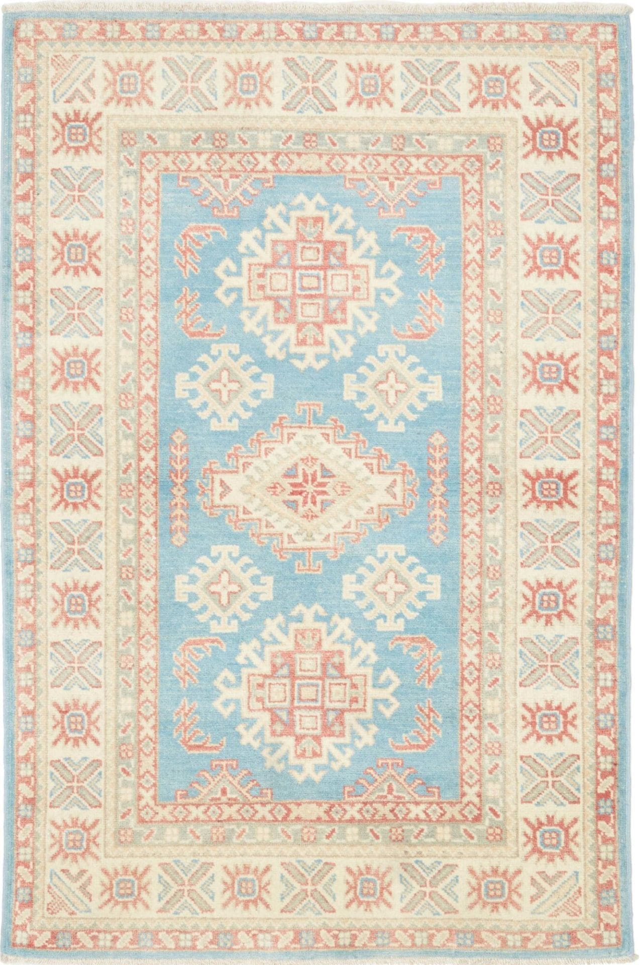 Kazak Orientteppich 102 x 149 cm – Handgeknüpft, Schurwolle
