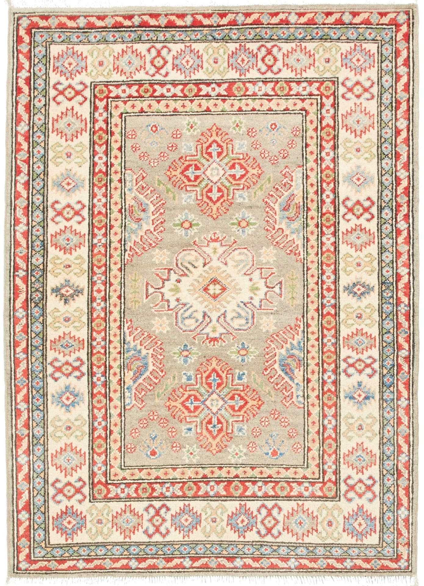 Kazak Orientteppich 108 x 146 cm – Handgeknüpft, Schurwolle