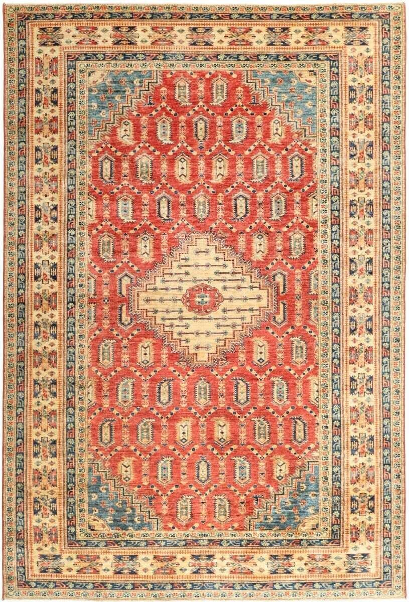 Kazak Orientteppich 207 x 308 cm, handgeknüpft, Schurwolle