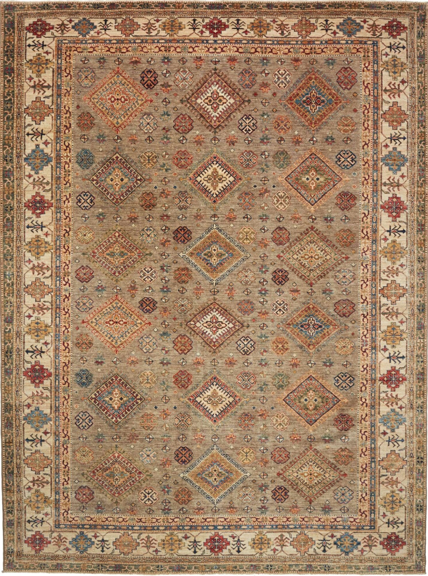 Kazak Orientteppich 253 x 333 cm – Handgeknüpft, Schurwolle