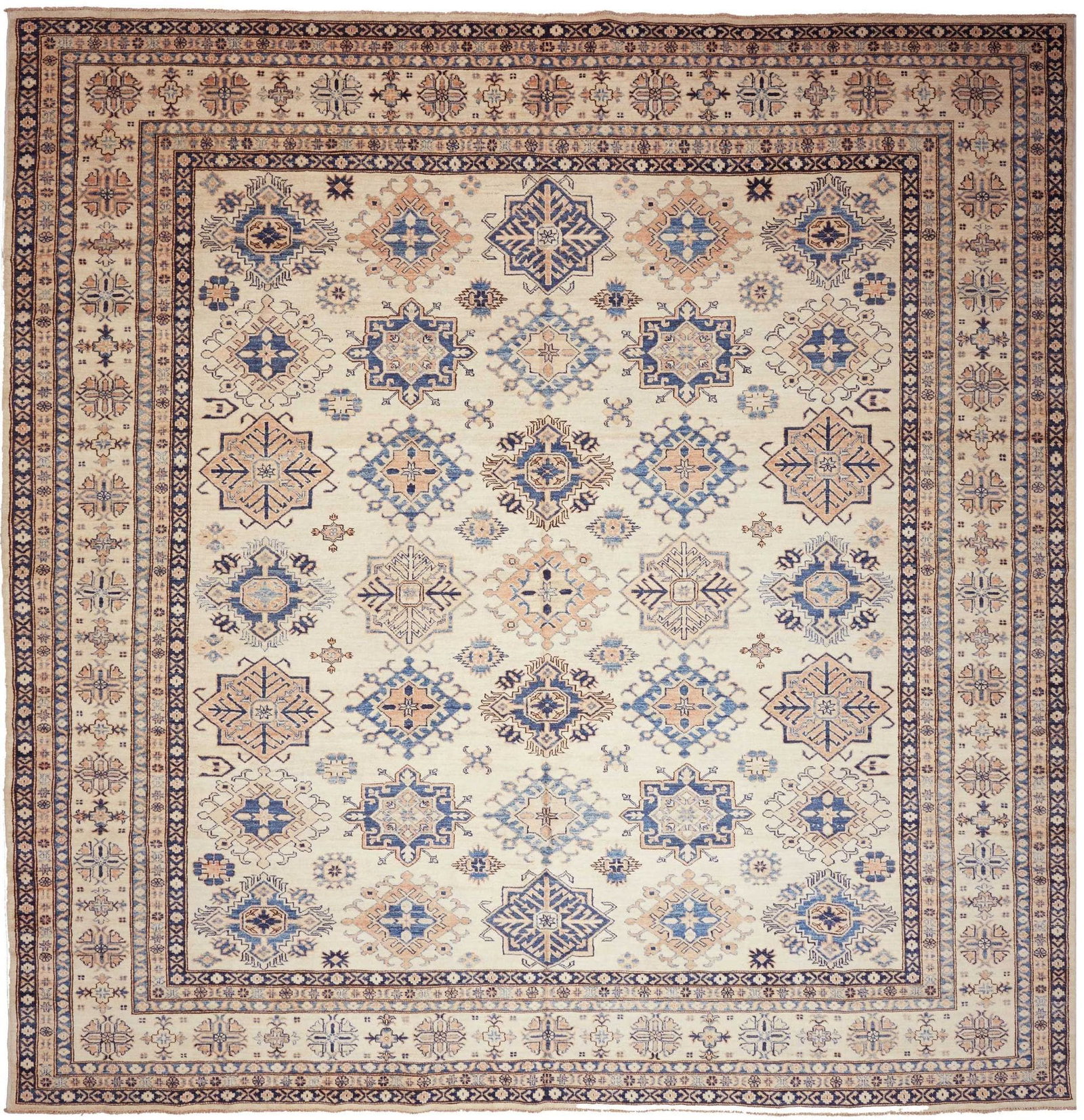 Kazak Orientteppich 305 x 307 cm, Schurwolle, handgeknüpft