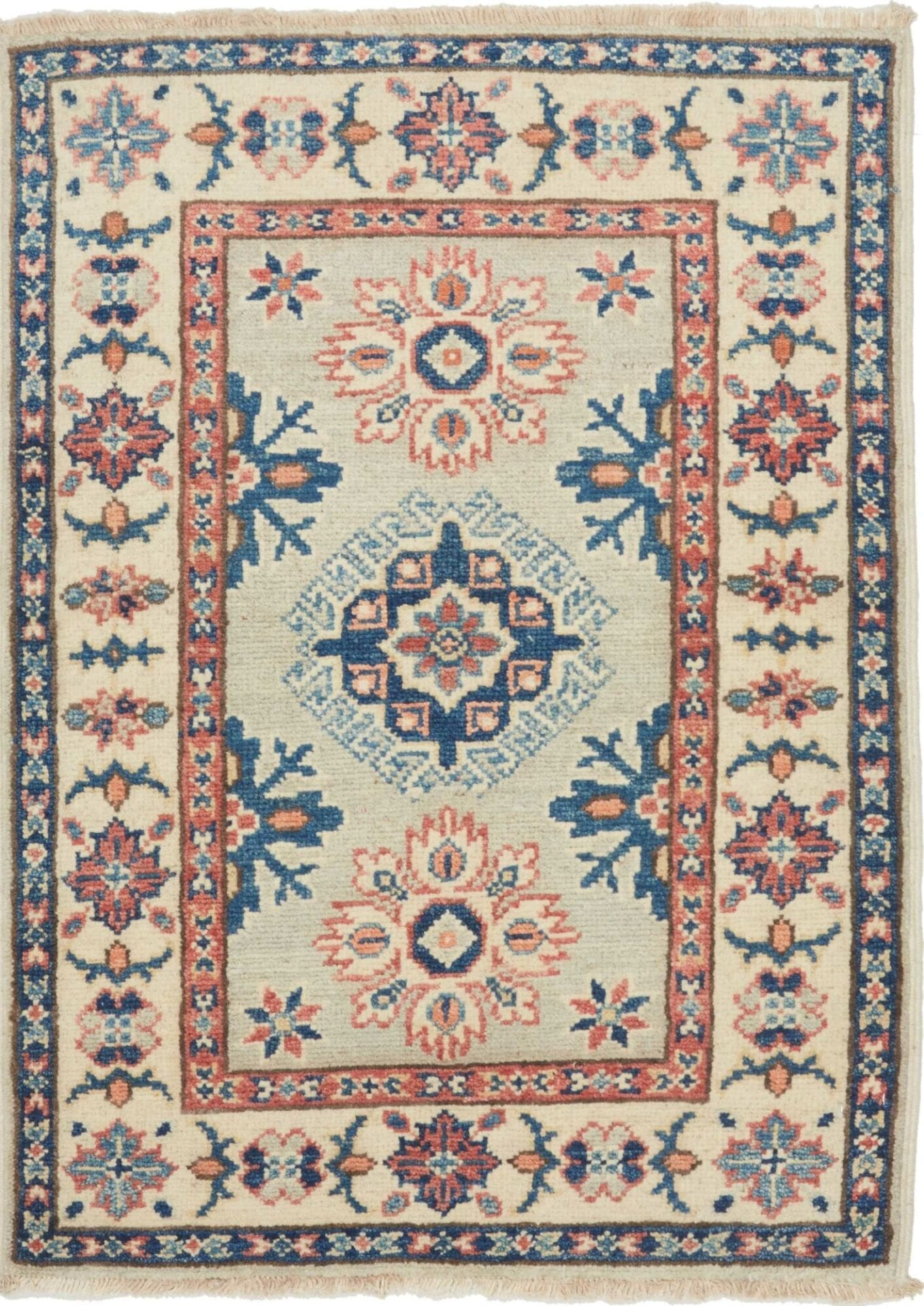 Kazak Teppich 64 x 85 cm - Handgeknüpft aus Schurwolle, Orientteppich