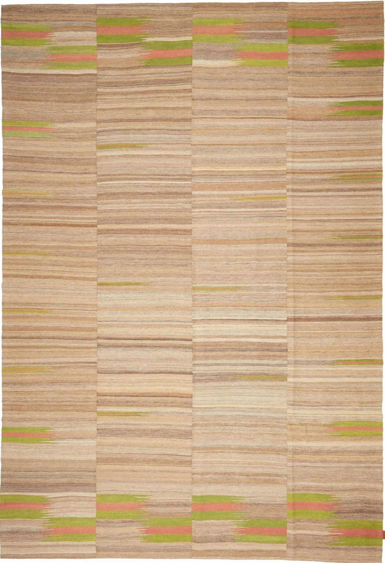 Kelim Neo 220 x 317 cm - Handgewebt, rustikales Flair, Wolle