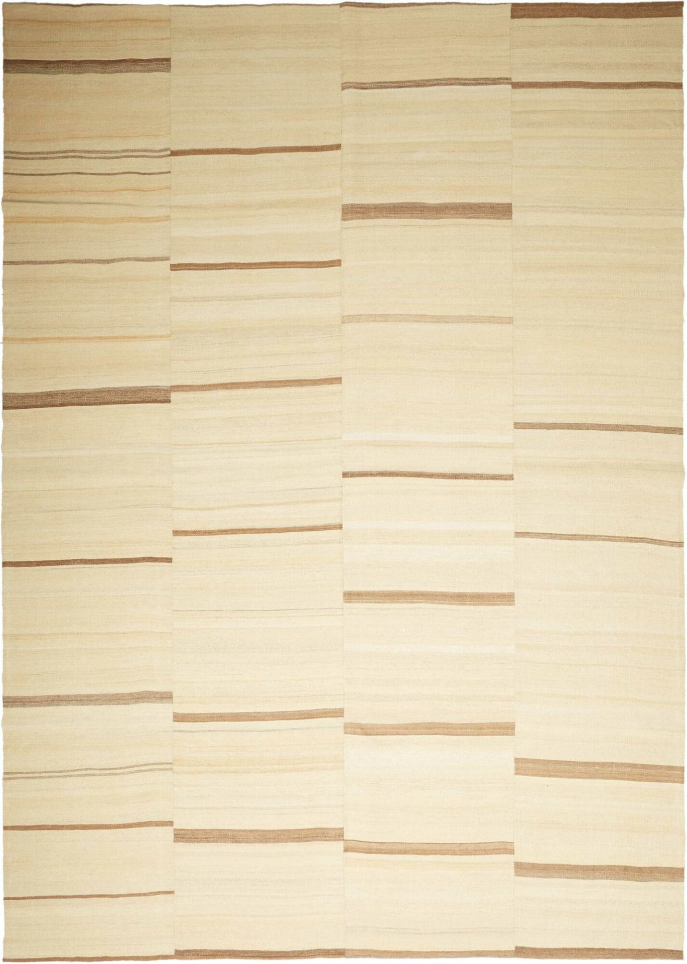 Kelim Neo 229 x 318cm - Handgewebt, rustikales Flair, Orientteppich