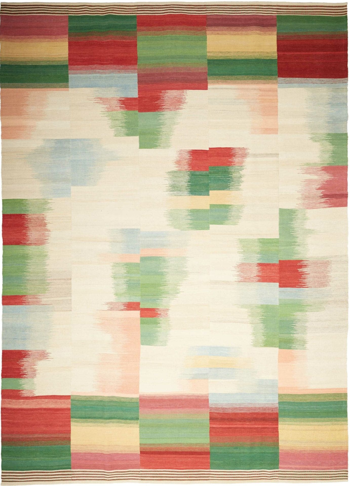 Kelim Neo 253 x 352 cm – Handgewebt, Rustikales Flair, Orientteppich