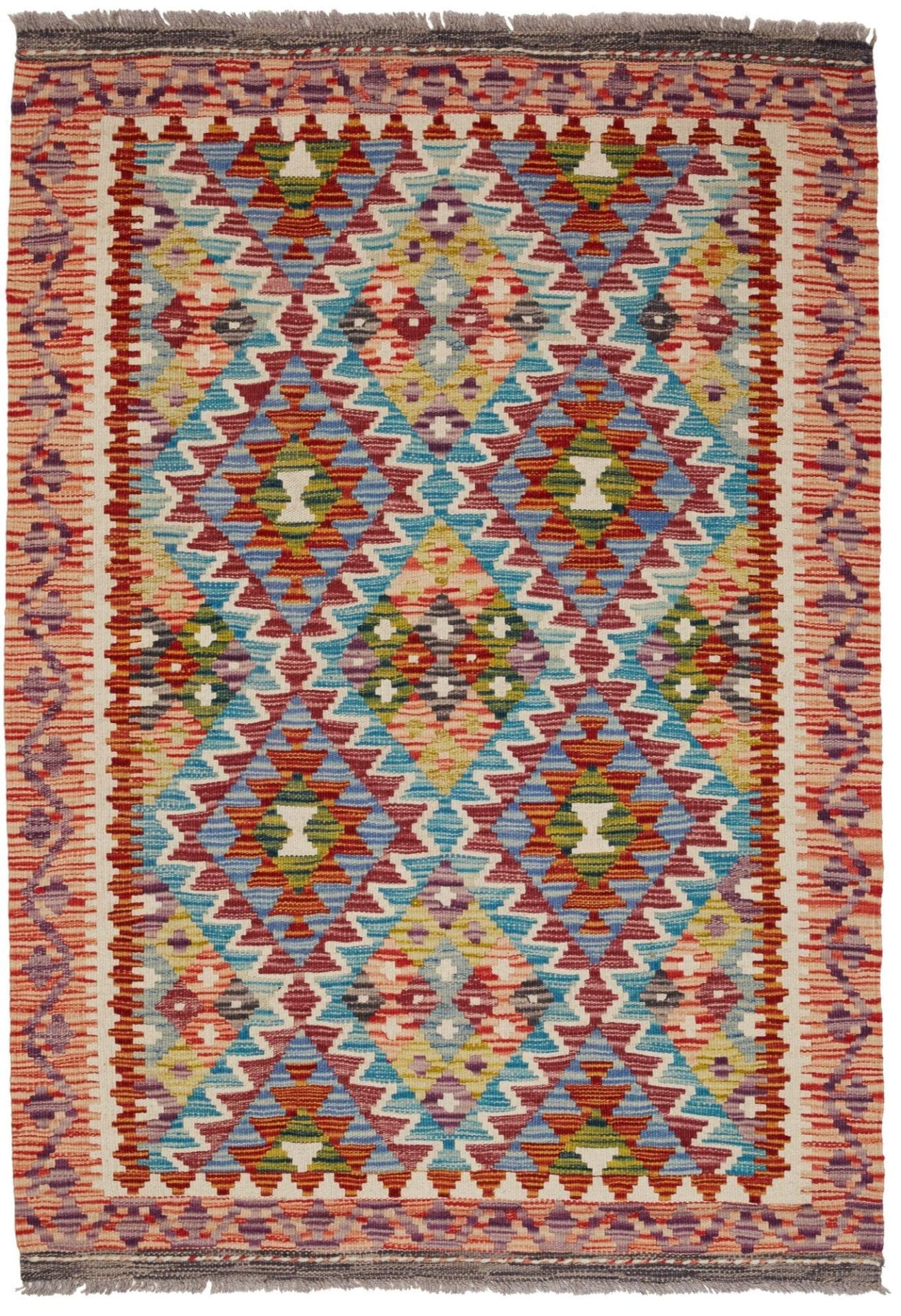 Kelim Teppich 109 x 149 cm – Handgewebt, rustikales Flair