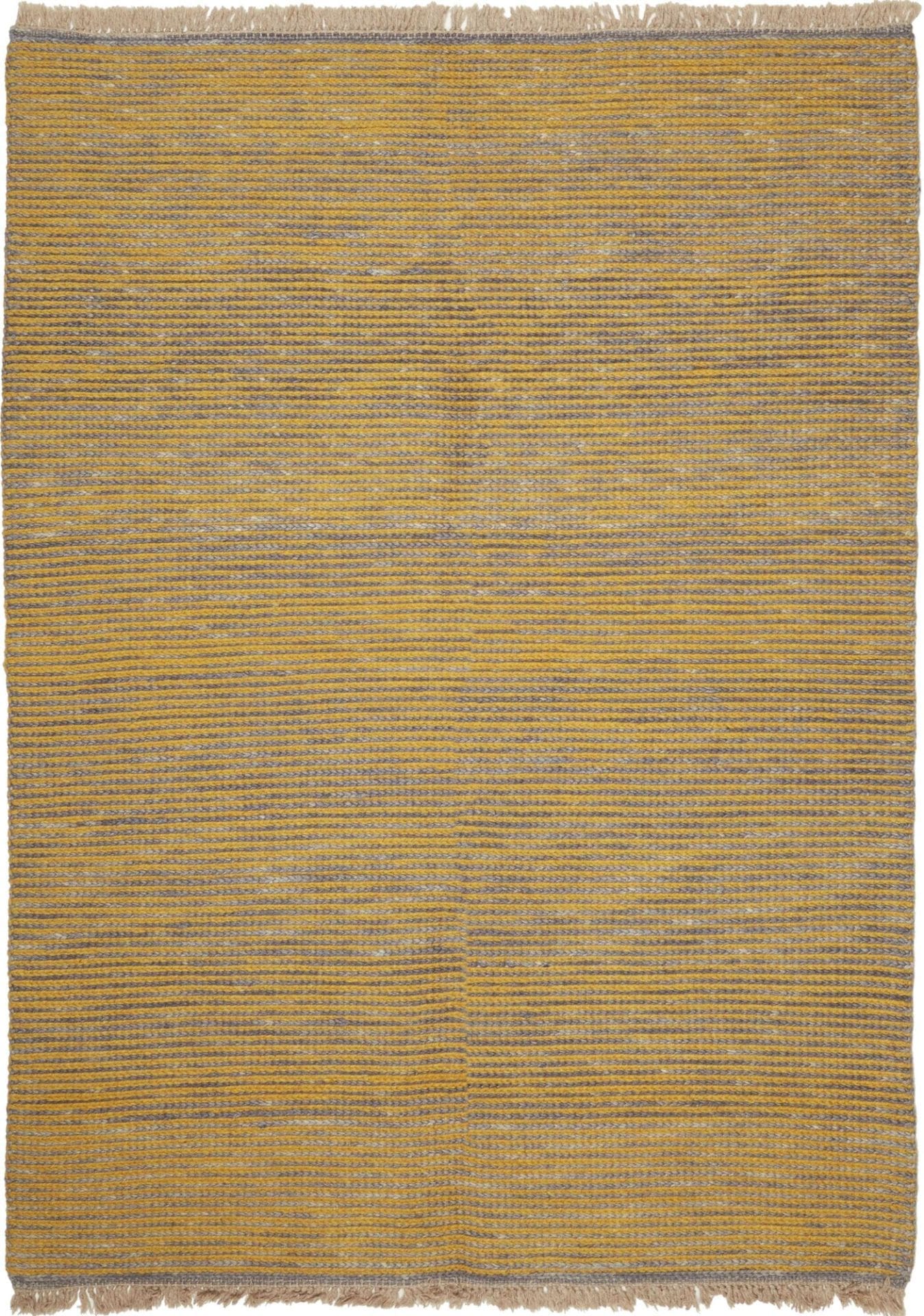 Kelim Teppich 177 x 244cm, handgewebt, rustikales Flair, bunt