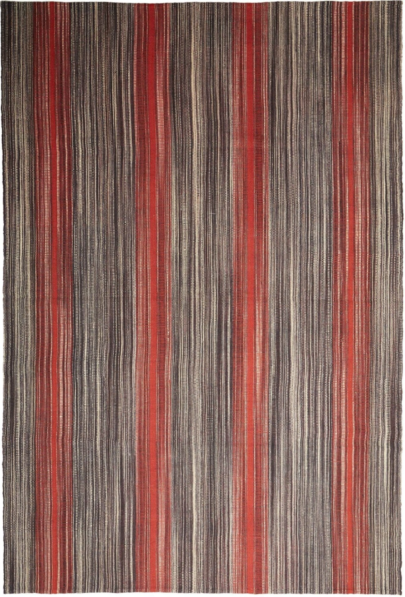 Kelim Teppich 199 x 290cm - Handgewebt, Rustikales Flair, Orientteppich