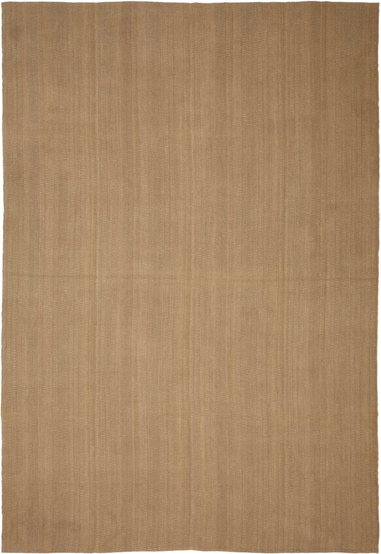 Kelim Teppich 206 x 294 cm, handgewebt, rustikales Flair, warm