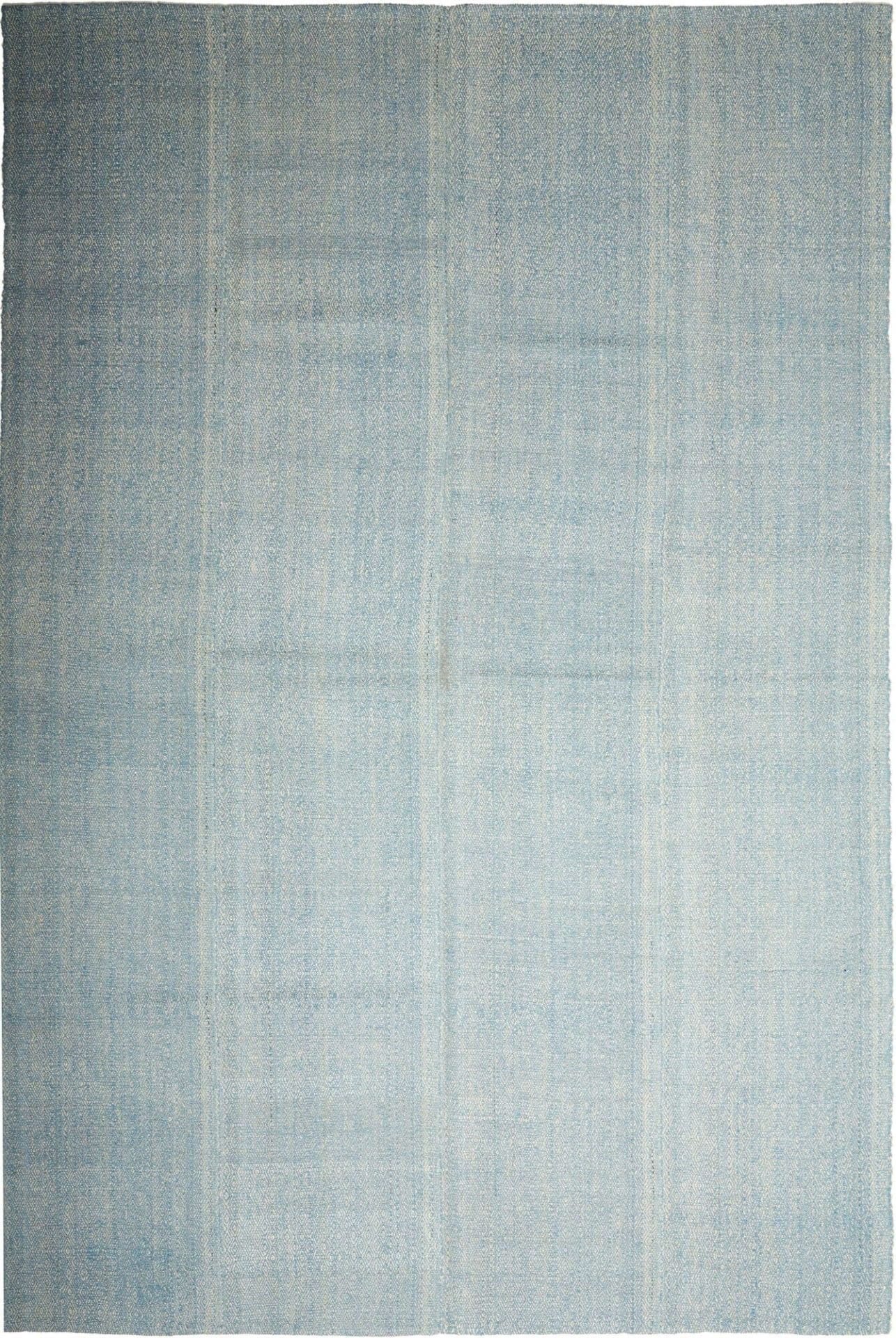 Kelim Teppich 206 x 302cm, handgewebt, rustikales Flair, warm