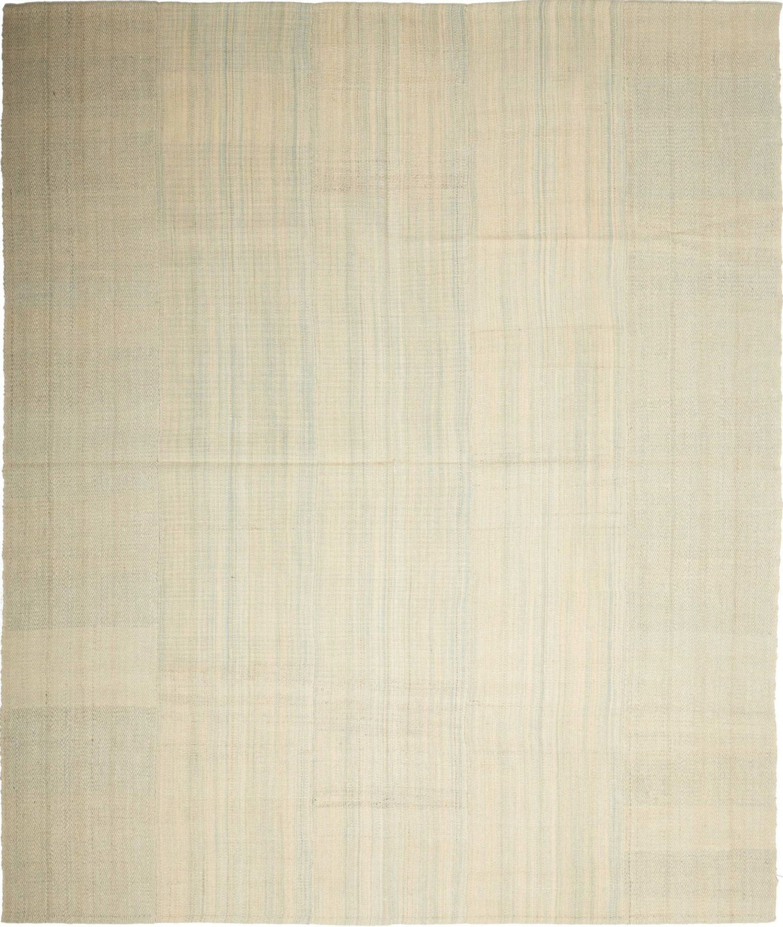 Kelim Teppich 215 x 250 cm, handgewebt, rustikales Flair, Vintage