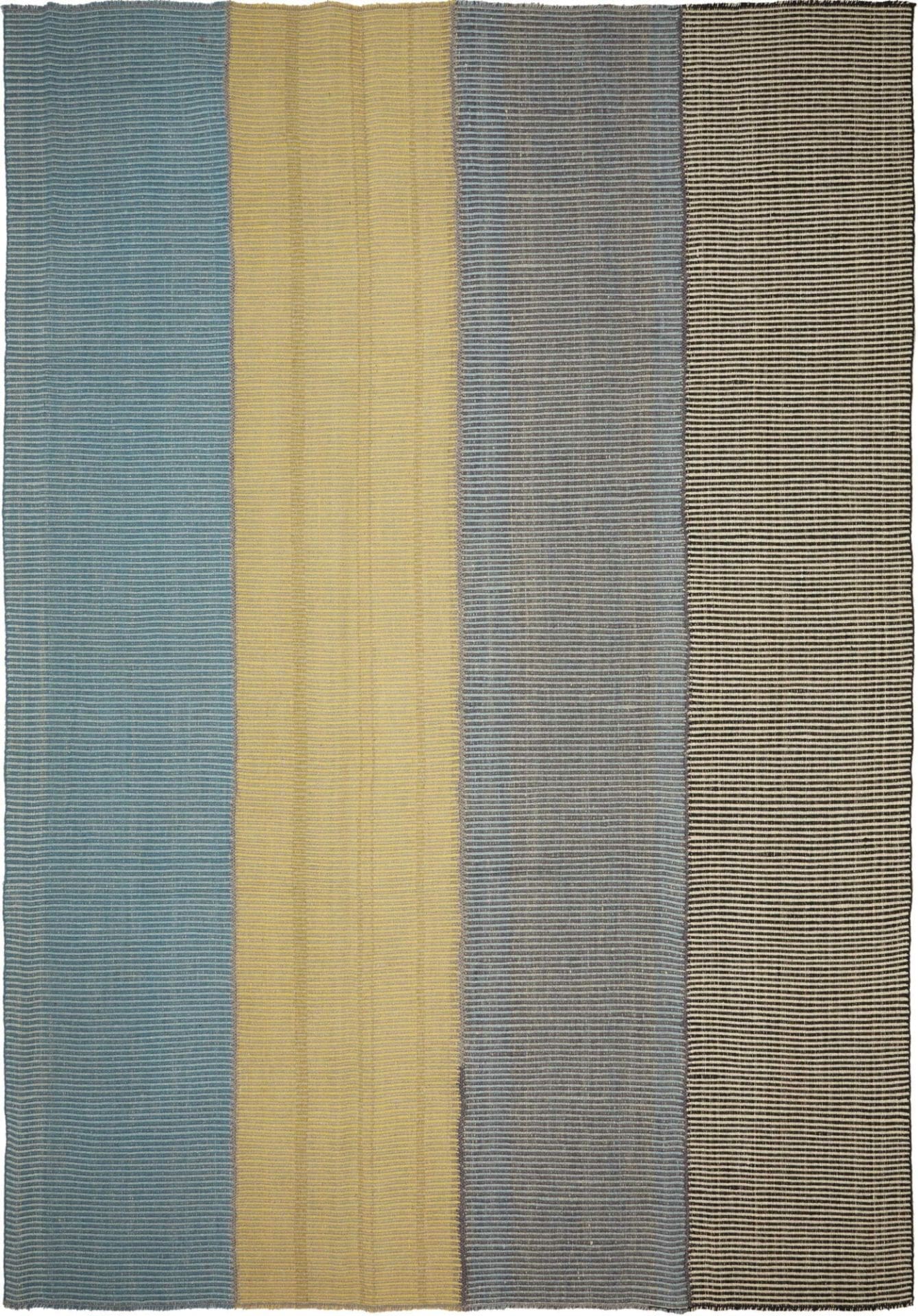 Kelim Teppich 225 x 324cm, handgewebt, rustikales Flair