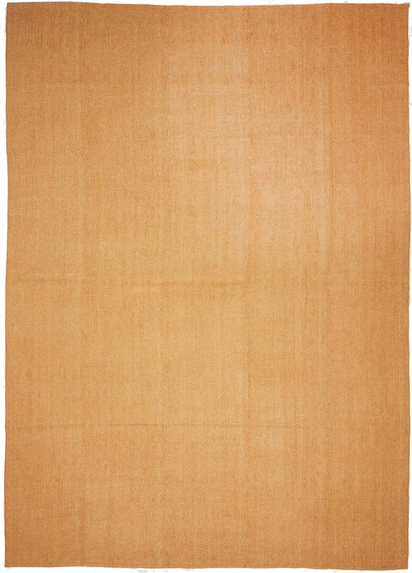 Kelim Teppich 254 x 357cm, handgewebt, rustikales Flair