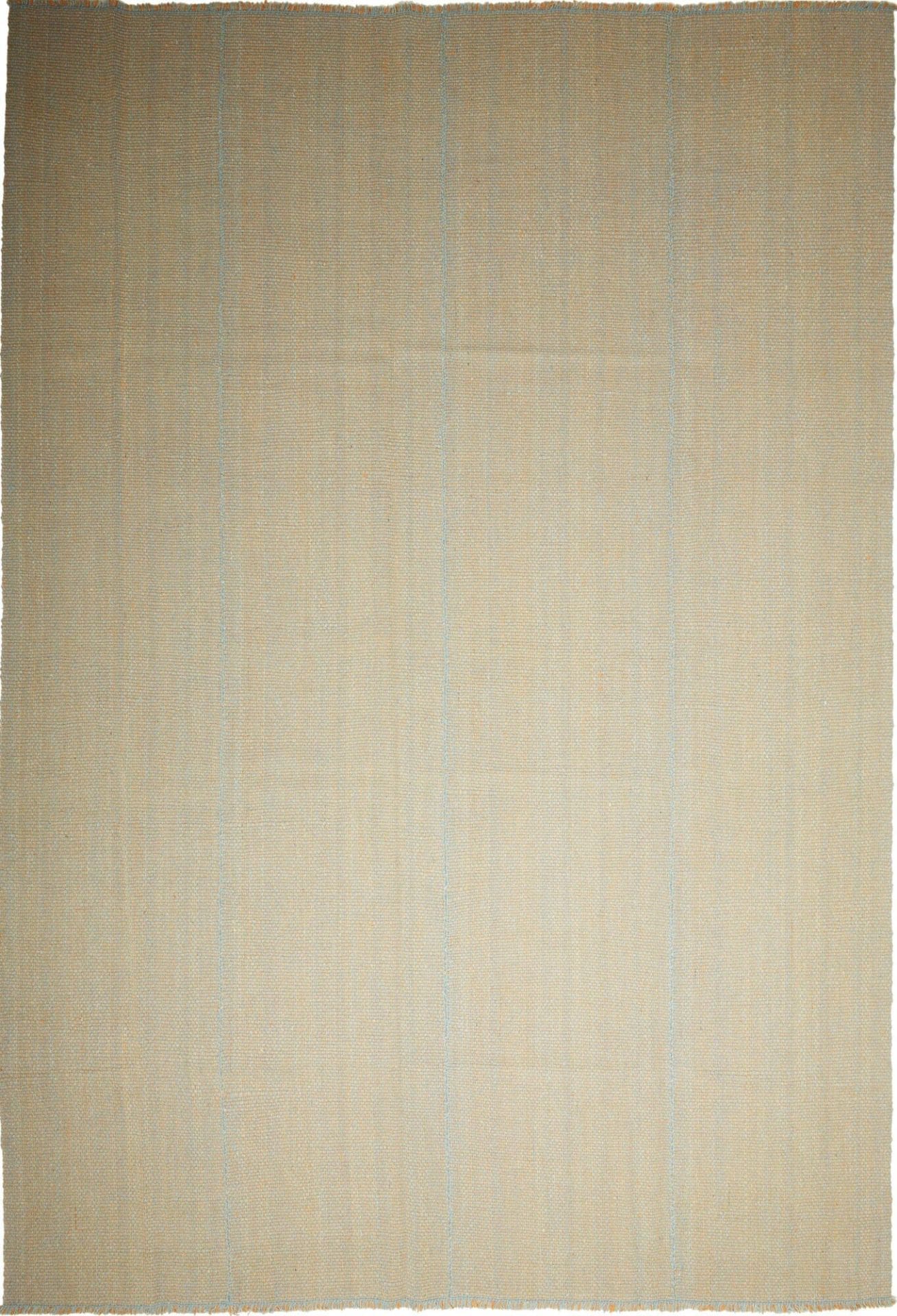 Kelim Teppich 270 x 383 cm, handgewebt, rustikales Flair, warm
