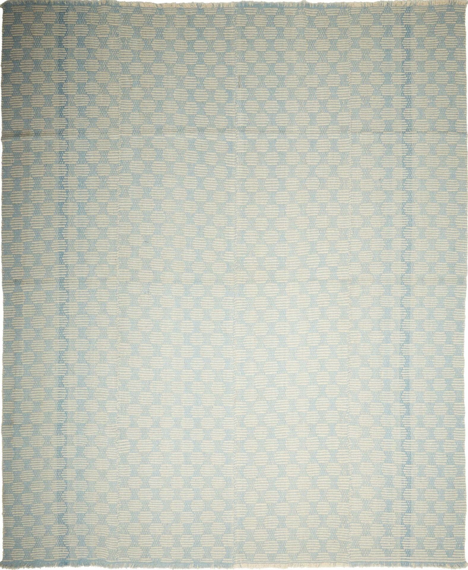 Kelim Teppich 292 x 350 cm, handgewebt, rustikales Flair