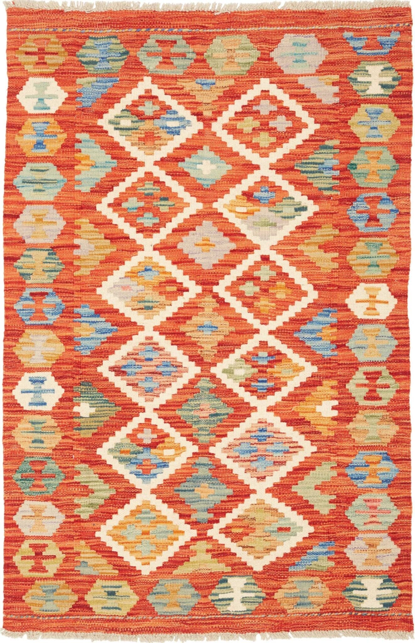 (Verkauft) Kelim Teppich 82 x 122 cm - Handgewebt, Rustikales Flair