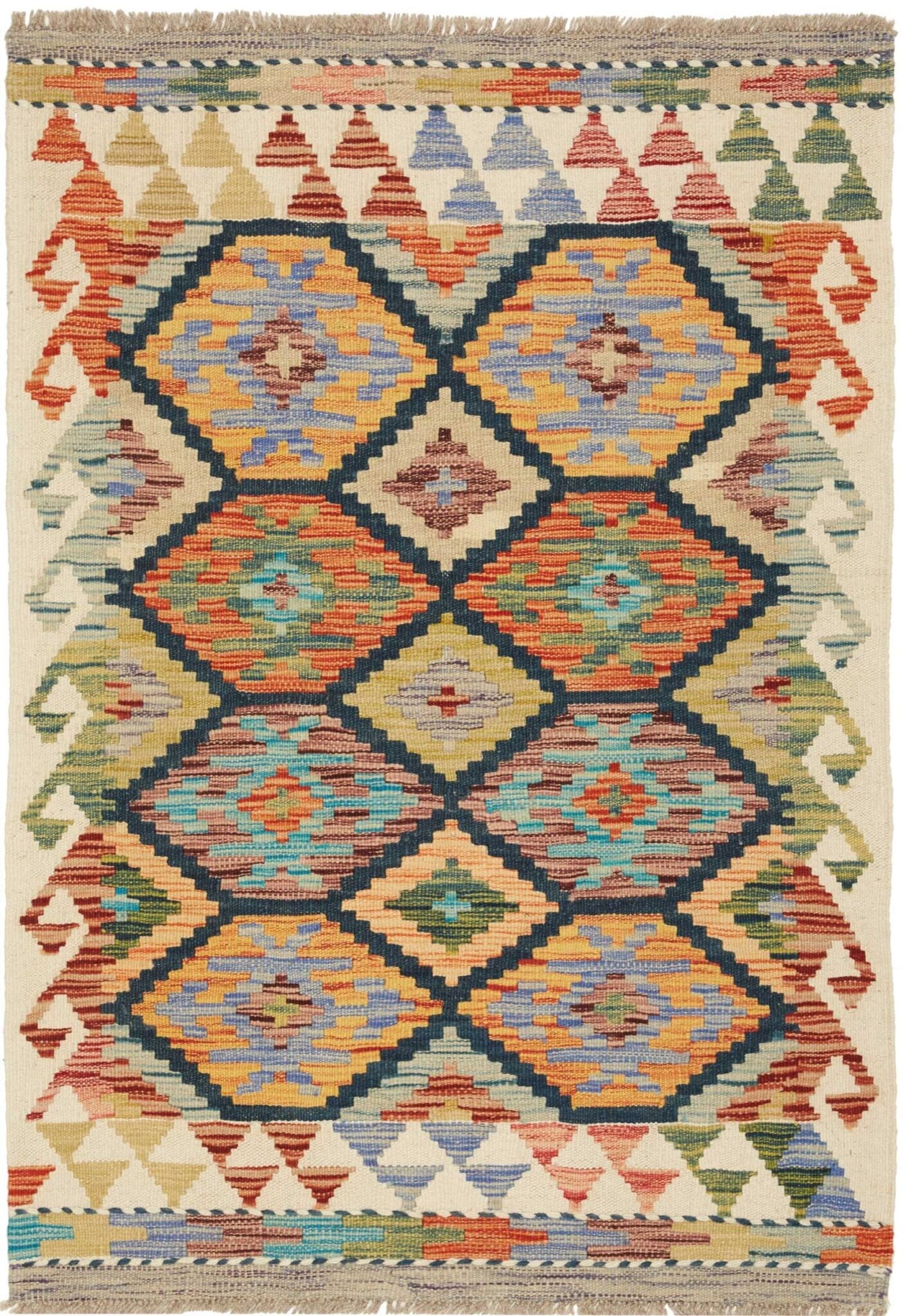 Kelim Teppich 84 x 119 cm – handgewebt, rustikales Design