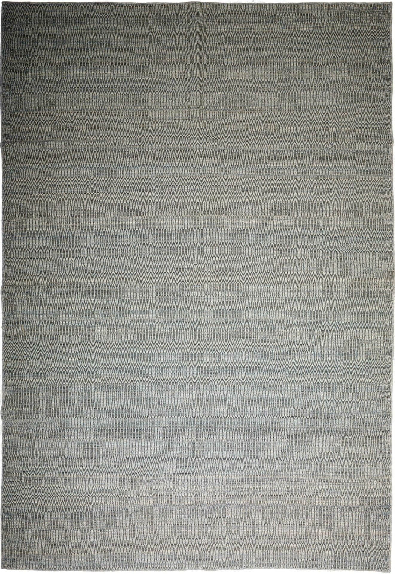 Kelim Teppich Romina 256 x 369cm - Handgewebt, Rustikales Design