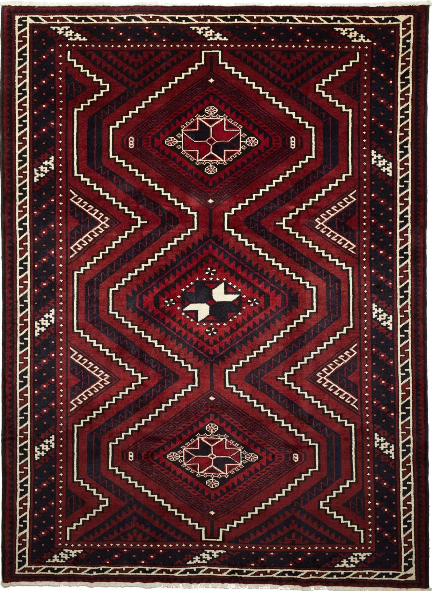 Lori Orientteppich 218 x 290cm, geometrisch, handgeknüpft