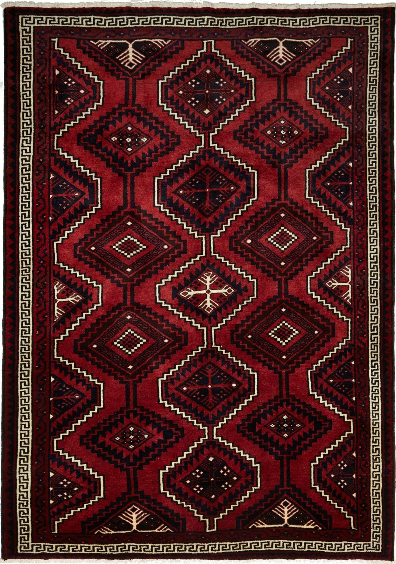 Lori Orientteppich 226 x 307cm – Handgeknüpft, geometrisch, robust