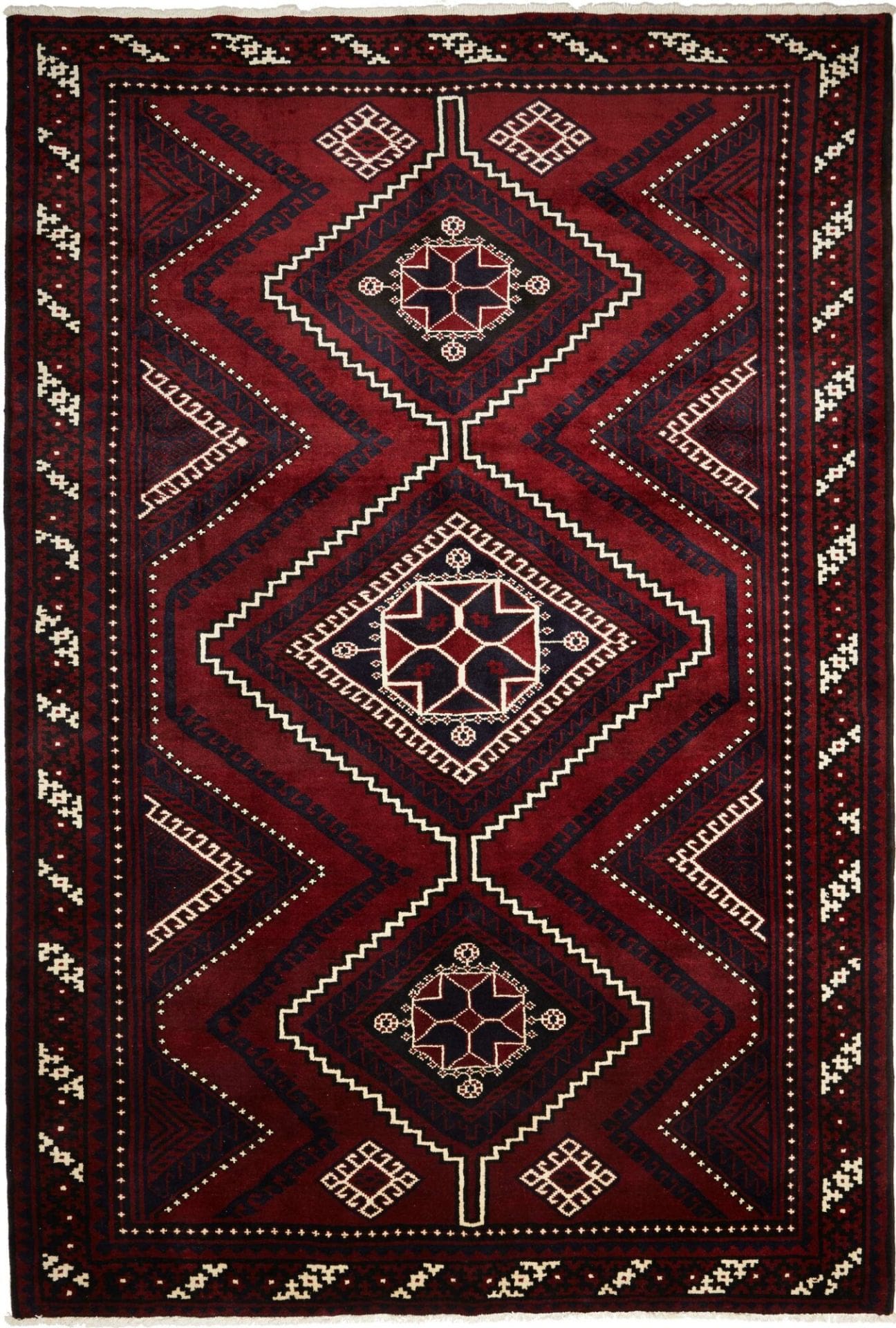 Lori Orientteppich 227 x 328cm handgeknüpft, geometrische Muster