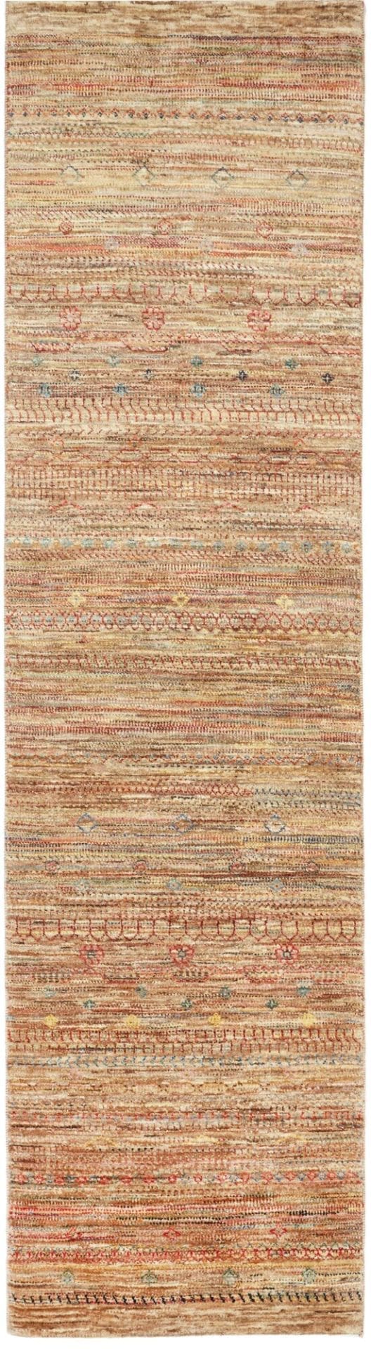 Loribaft Orientteppich 81 x 300 cm aus Schurwolle, handgeknüpft