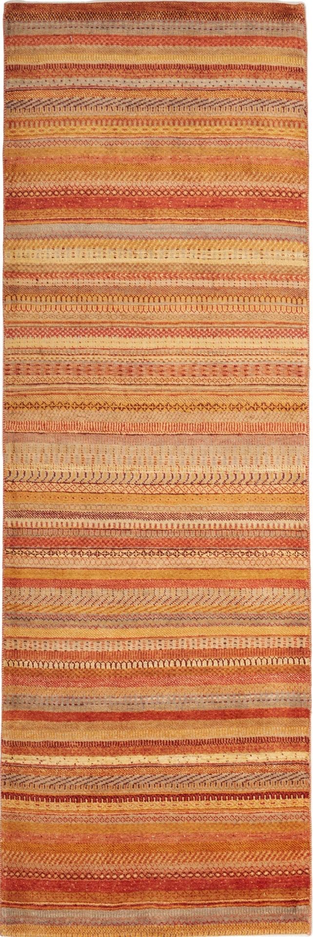 Loribaft Orientteppich 82 x 246 cm aus Schurwolle, handgeknüpft