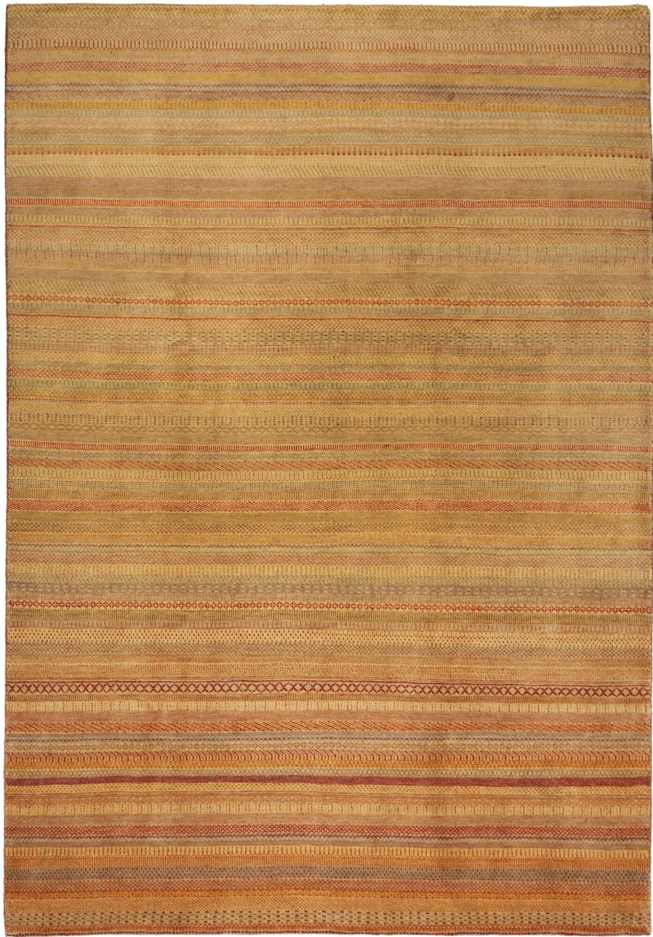 Loribaft Teppich 201 x 294cm aus Schurwolle, handgeknüpft