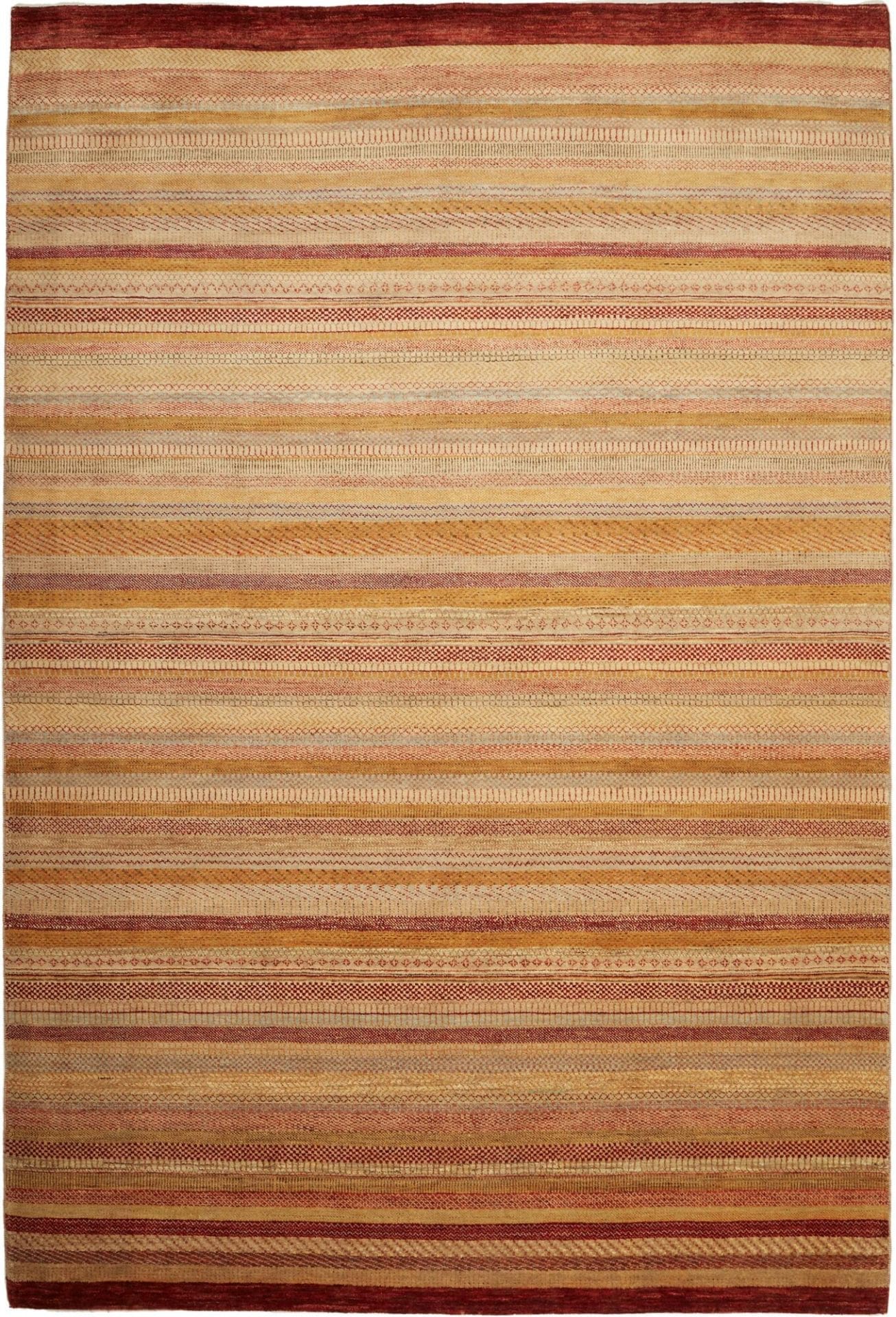 Loribaft Teppich 201 x 296 cm aus Schurwolle, handgeknüpft