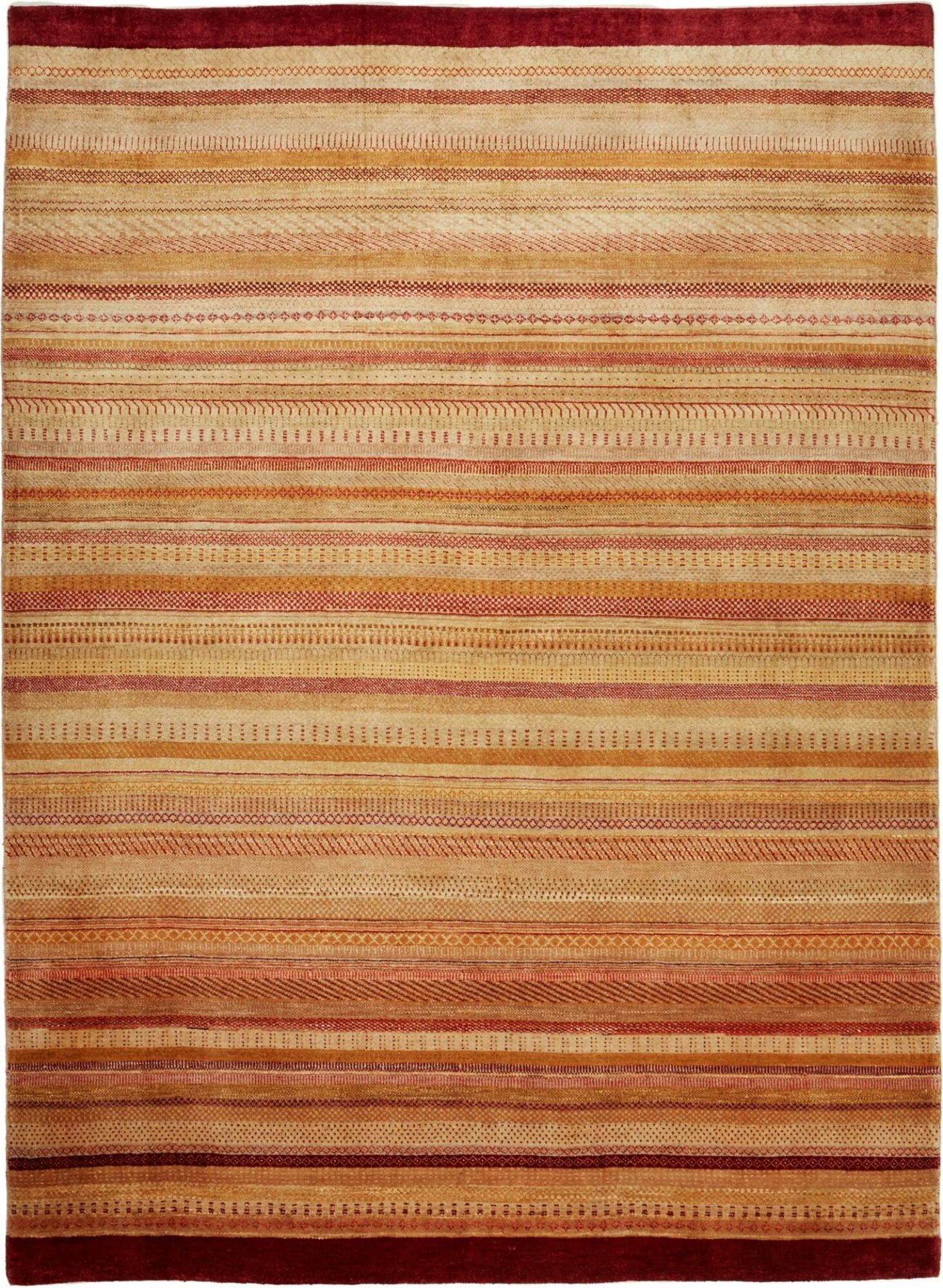 Loribaft Teppich 202 x 271 cm in Schurwolle, handgeknüpft